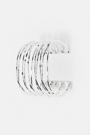 Multi-strand arm cuff — Silver 4