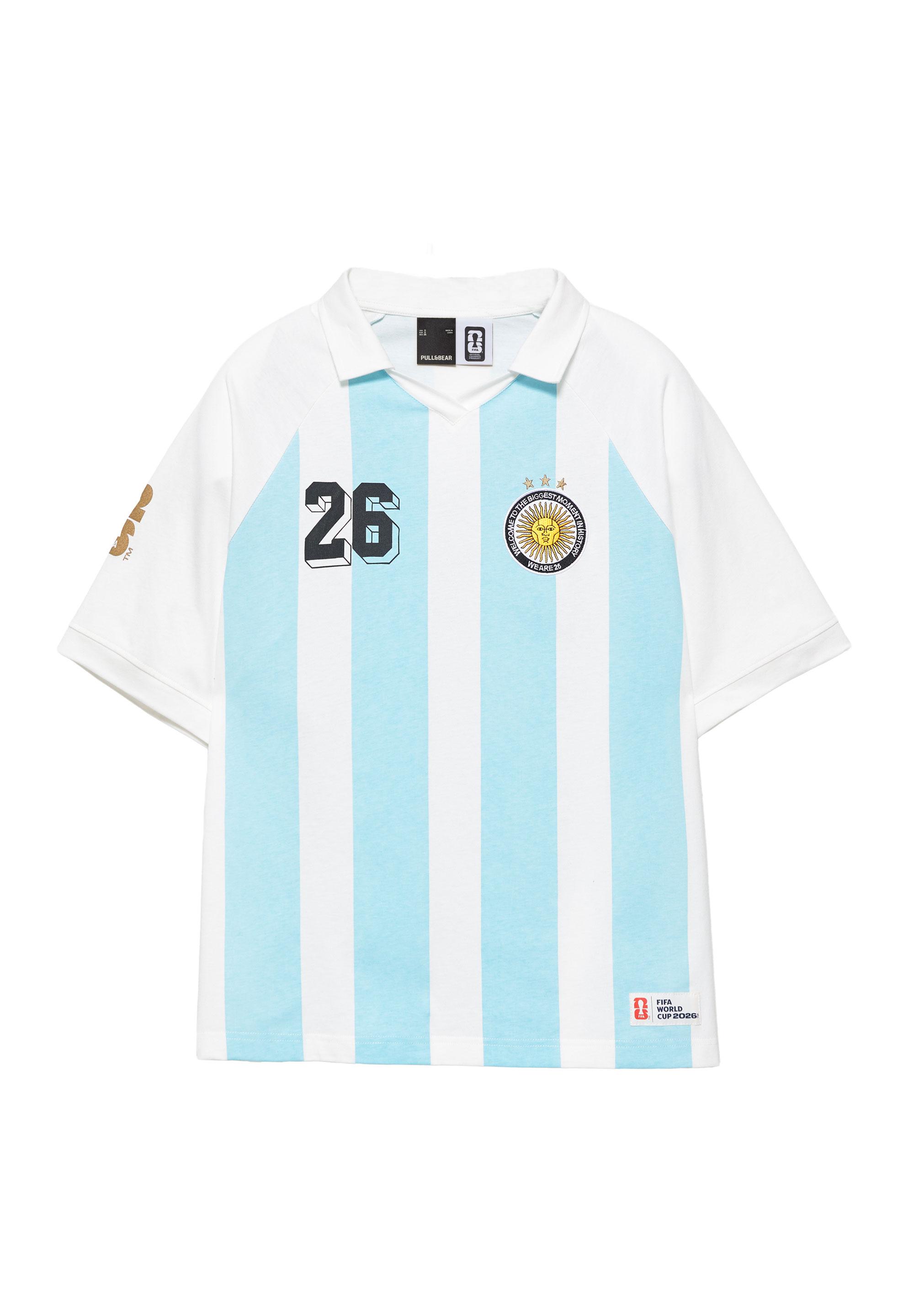 Argentina FIFA WORLD CUP 26™ polo shirt — Off white