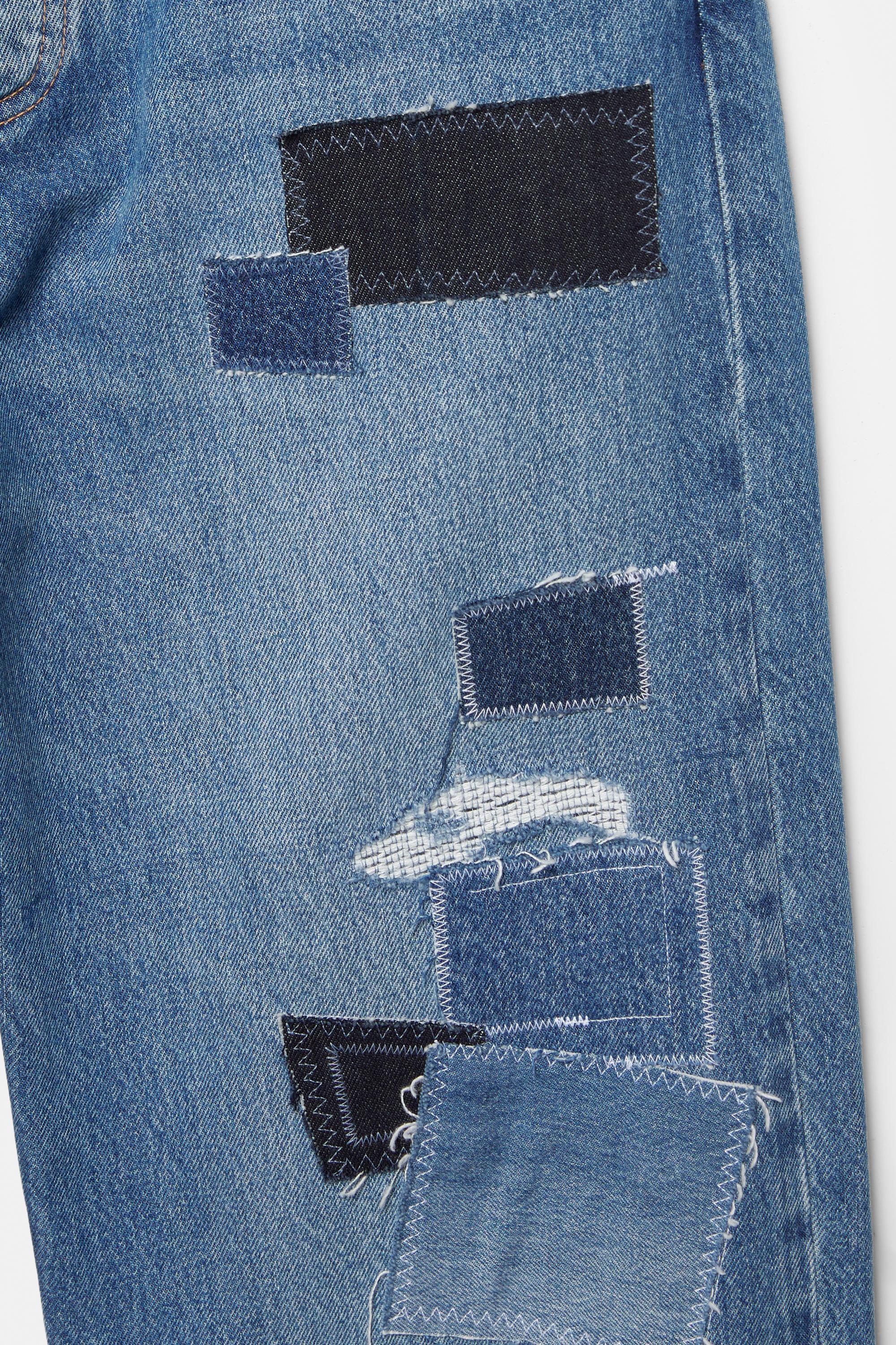 Patchwork baggy jean - Görsel 8