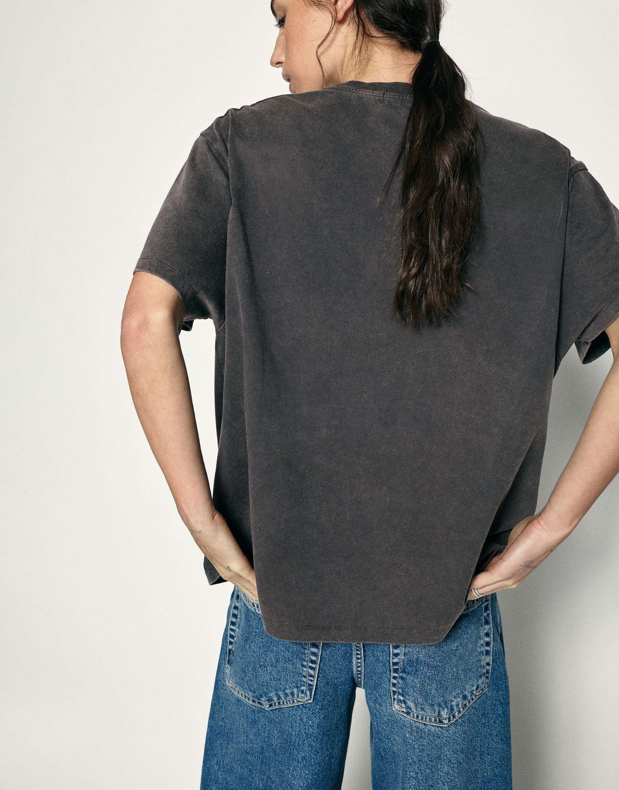 Lightning McQueen oversize T-shirt — Faded black