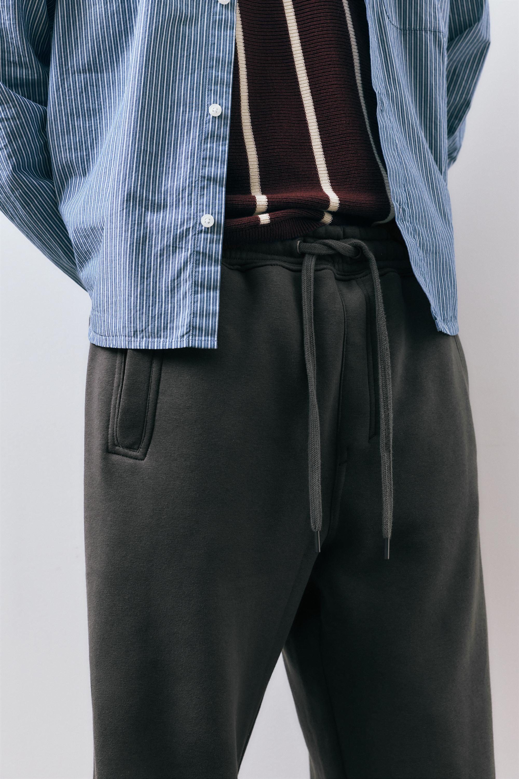 Basic baggy tracksuit bottoms — Anthracite grey