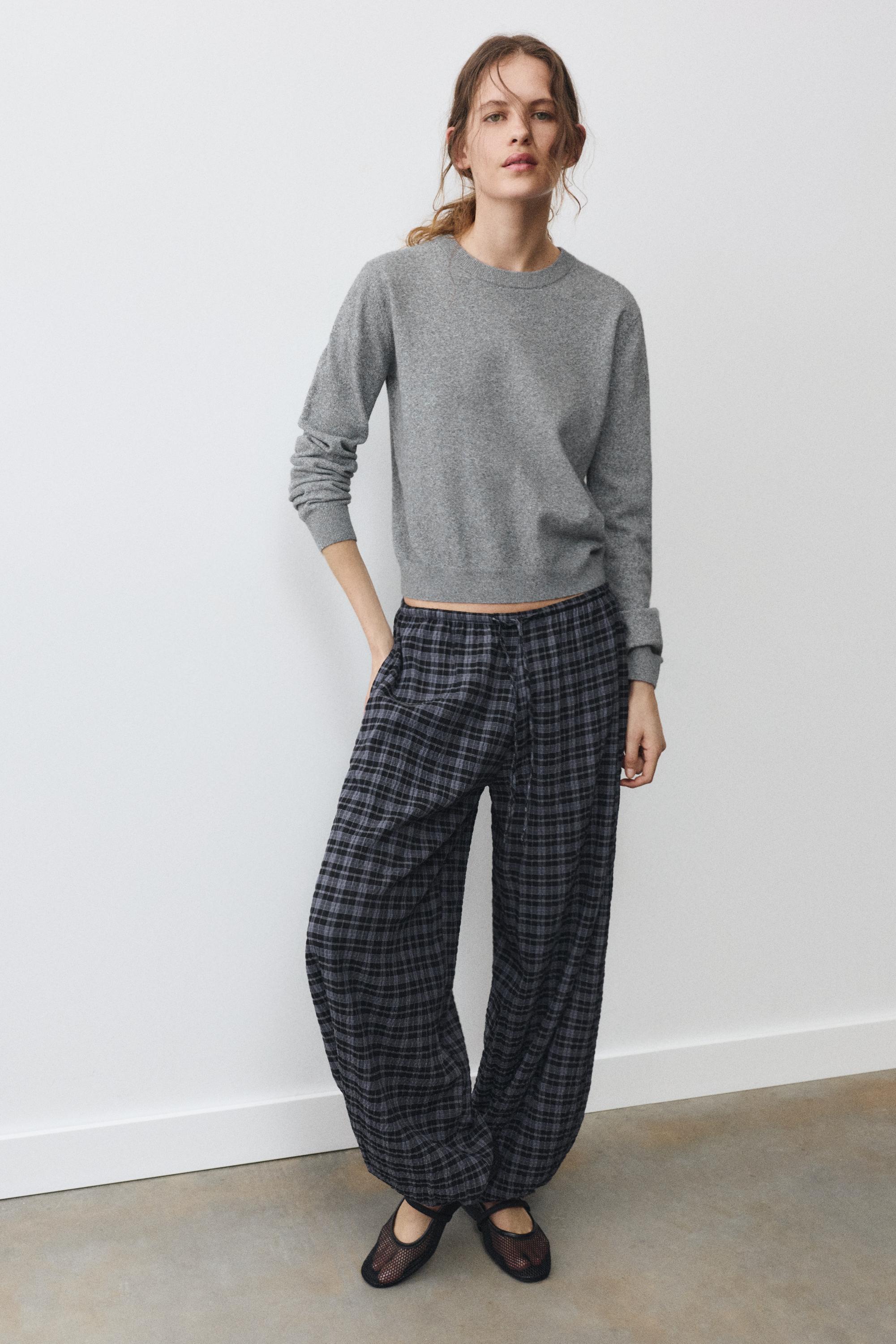 Soft knit jumper — Grey marl