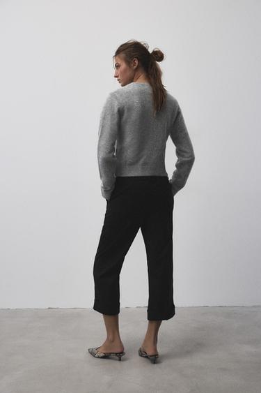 Soft touch cardigan — Grey marl 4