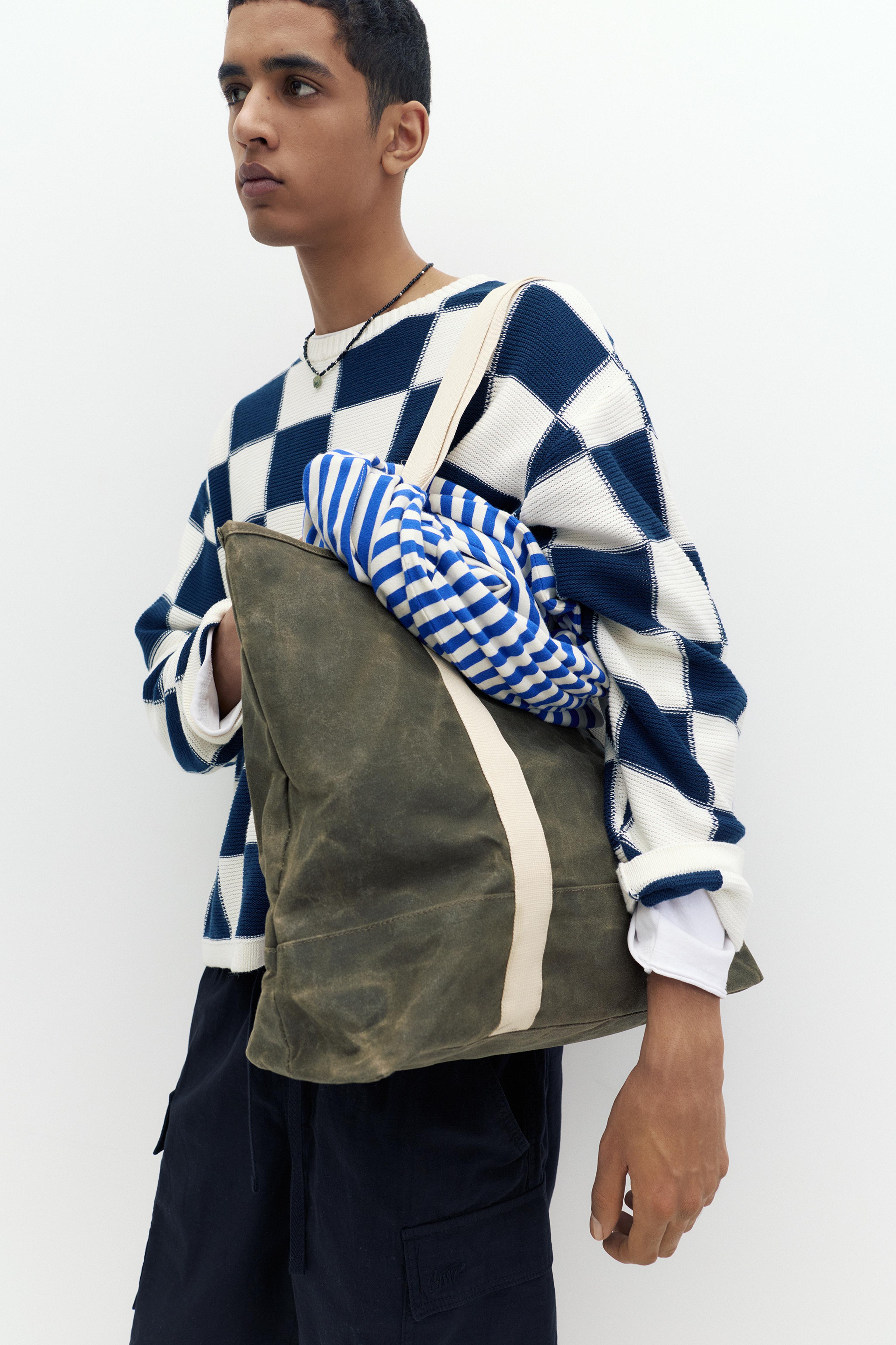 STWD eskitme görünümlü tote çanta - Görsel 53