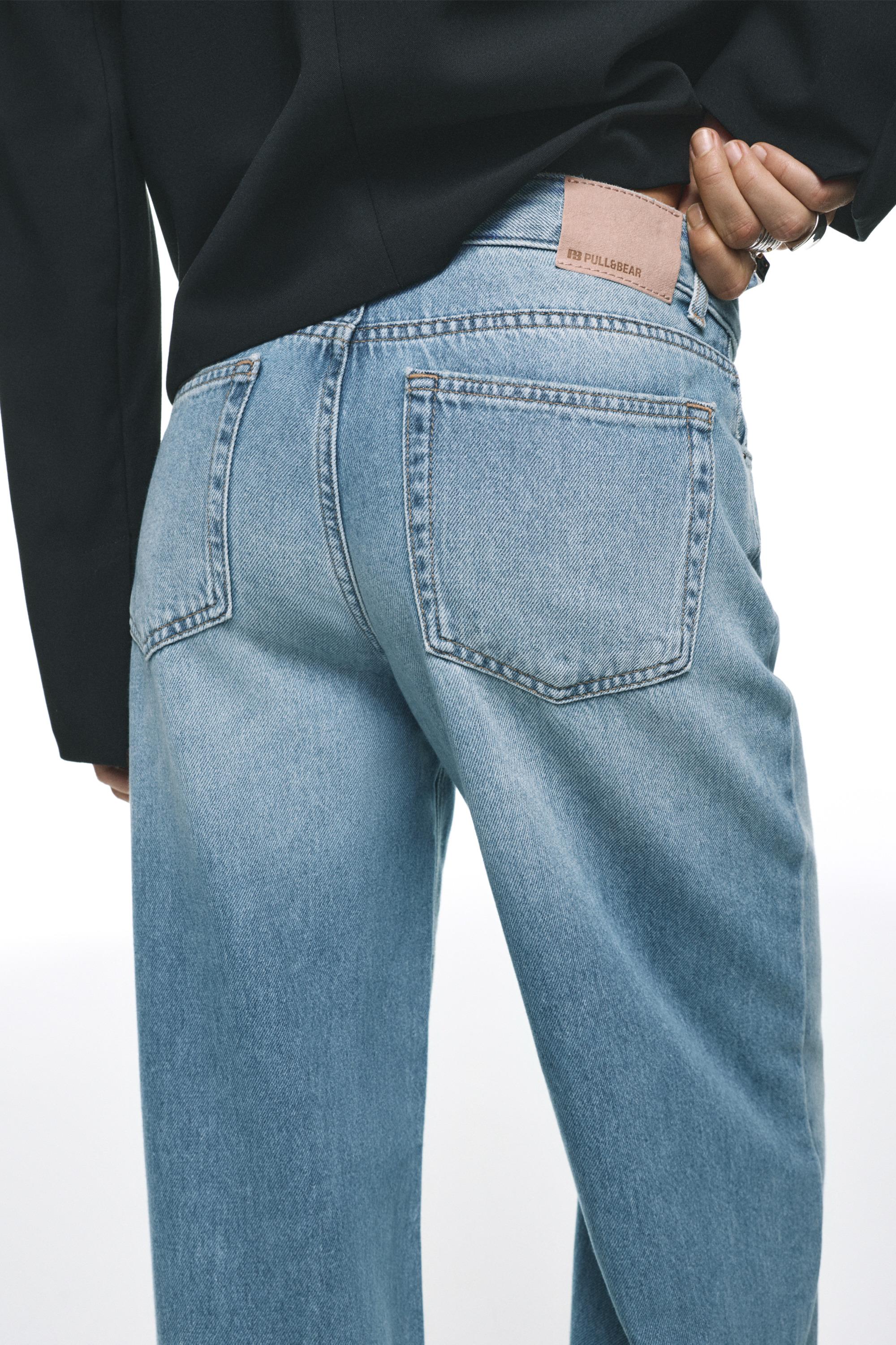 Oversize baggy jeans — Medium blue