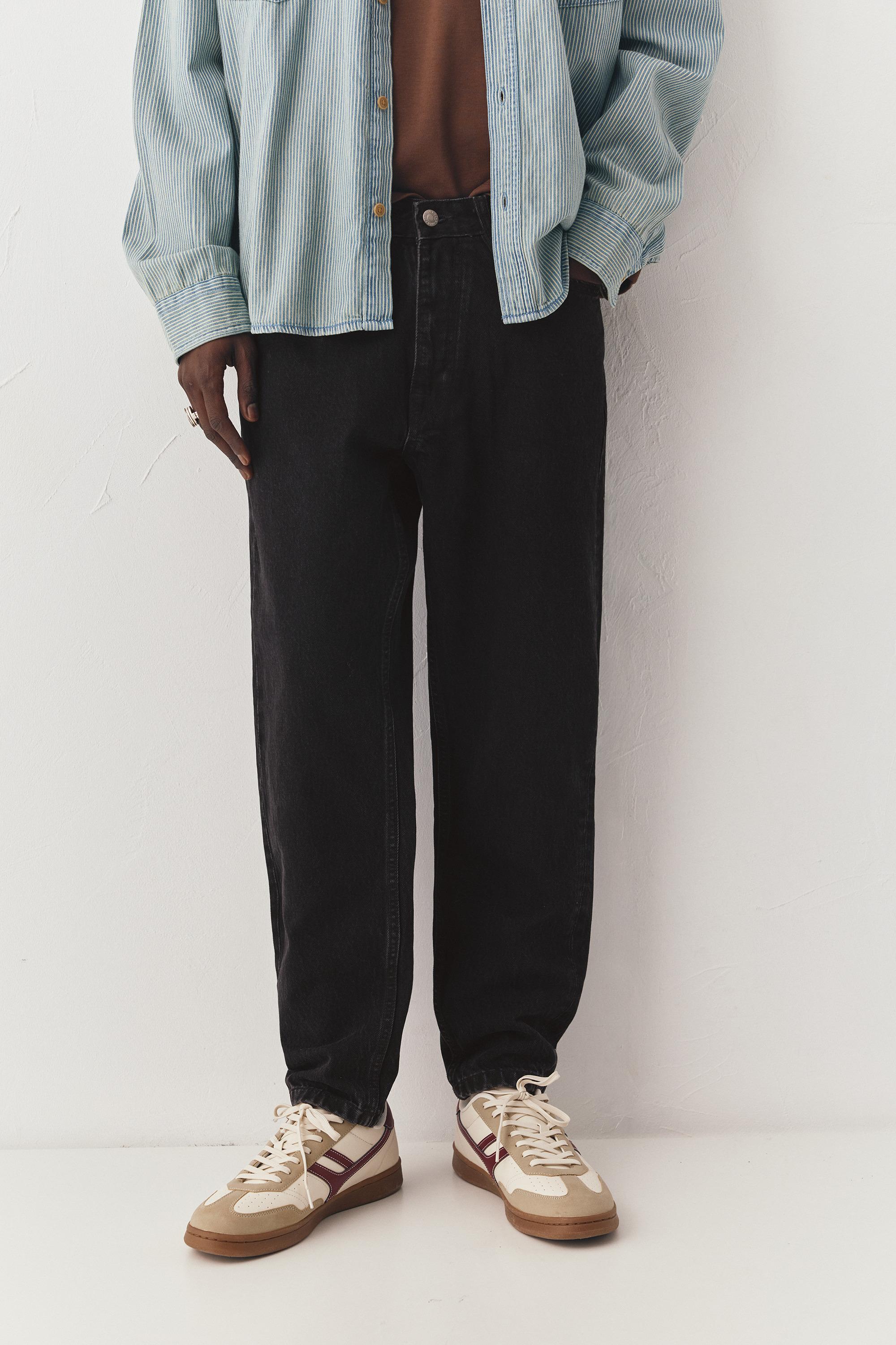 Standard jeans — Faded black