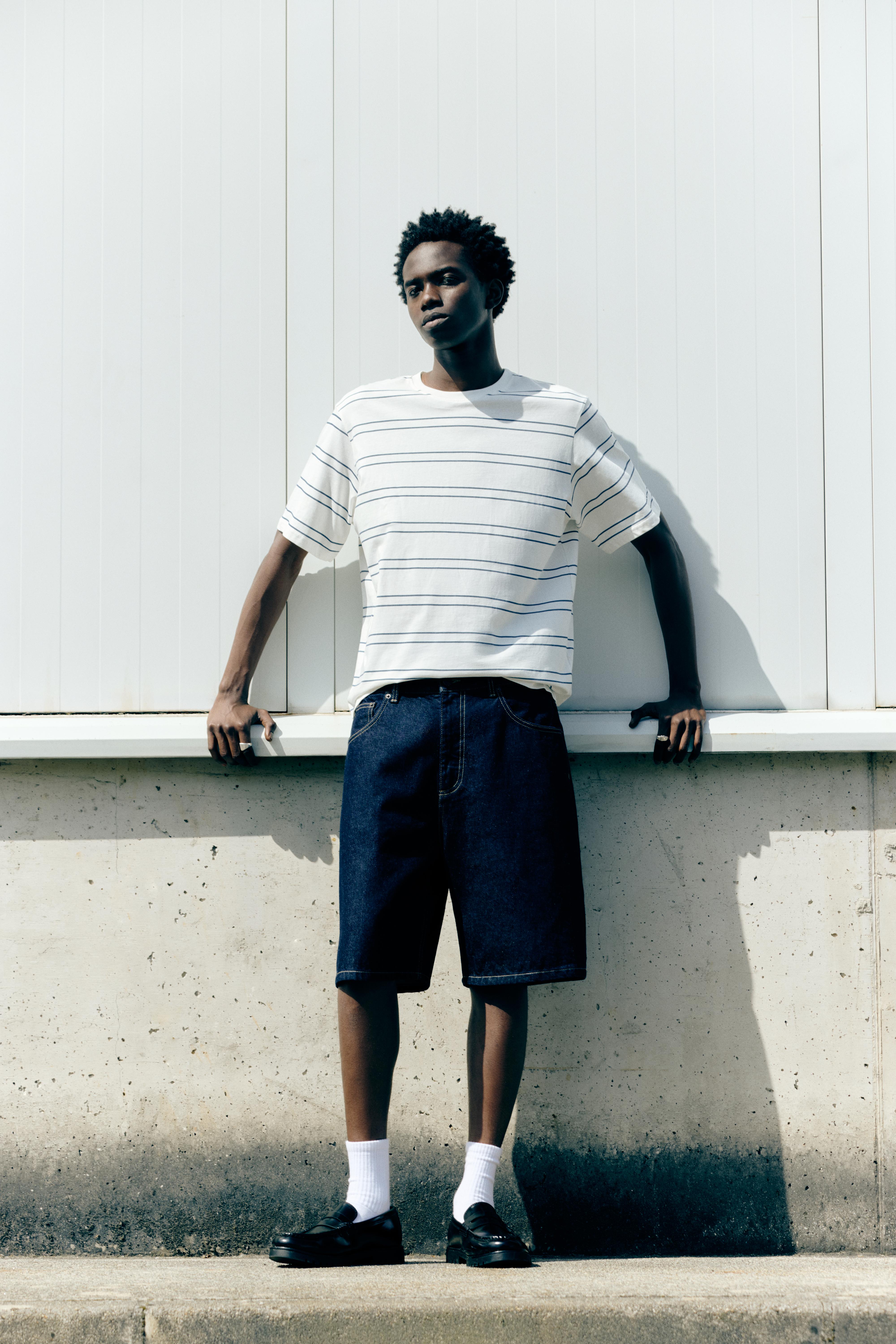 Baggy denim bermuda - Görsel 141