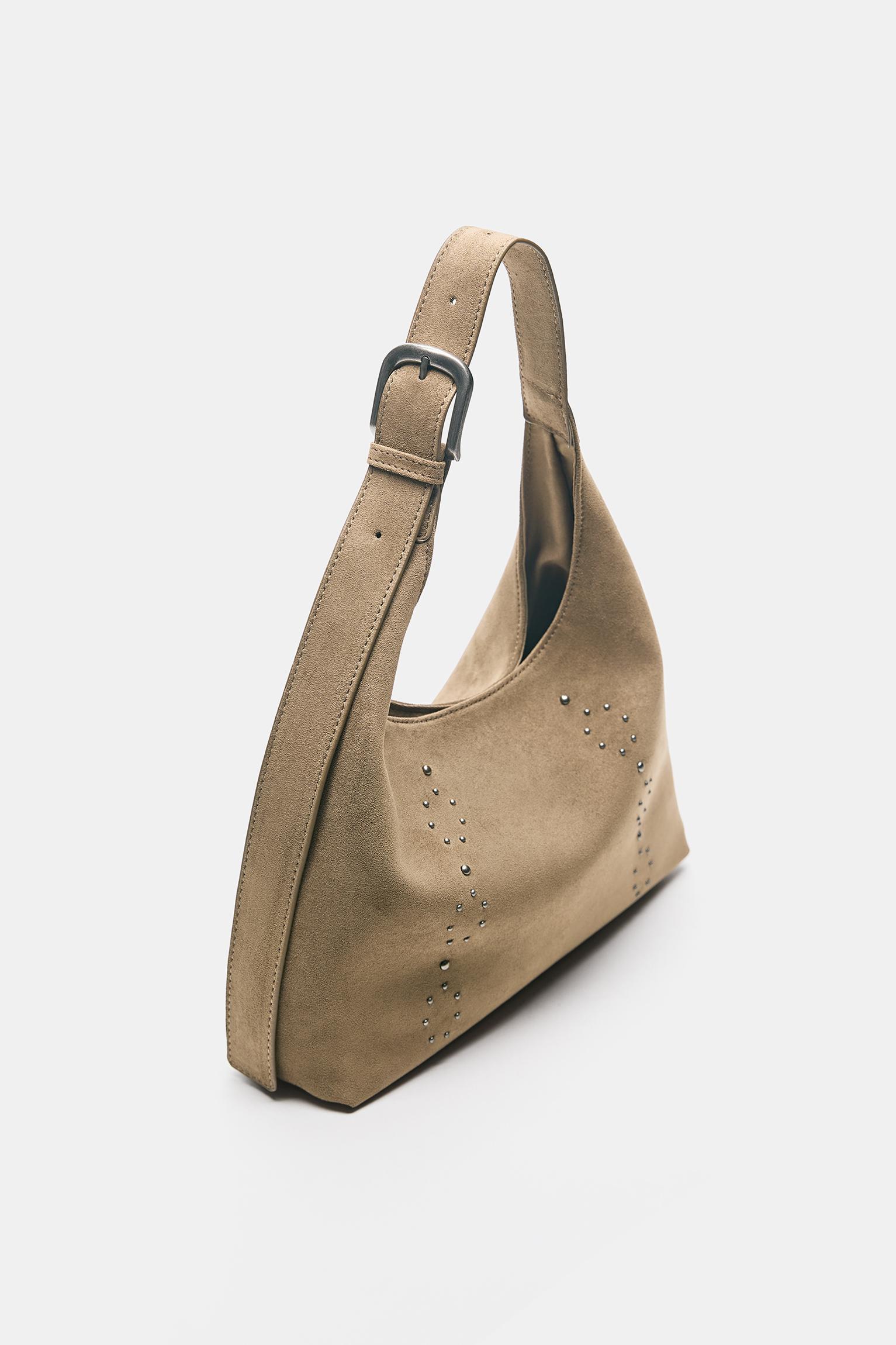 Studded tote bag — Leather