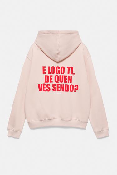 A Coruña graphic hoodie — Pink 4