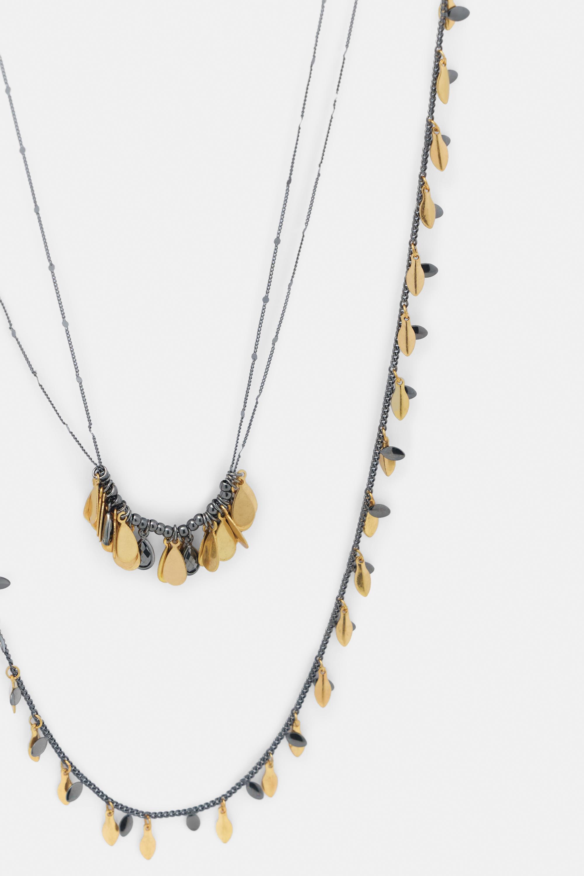 Pack of 3 necklaces — Grey