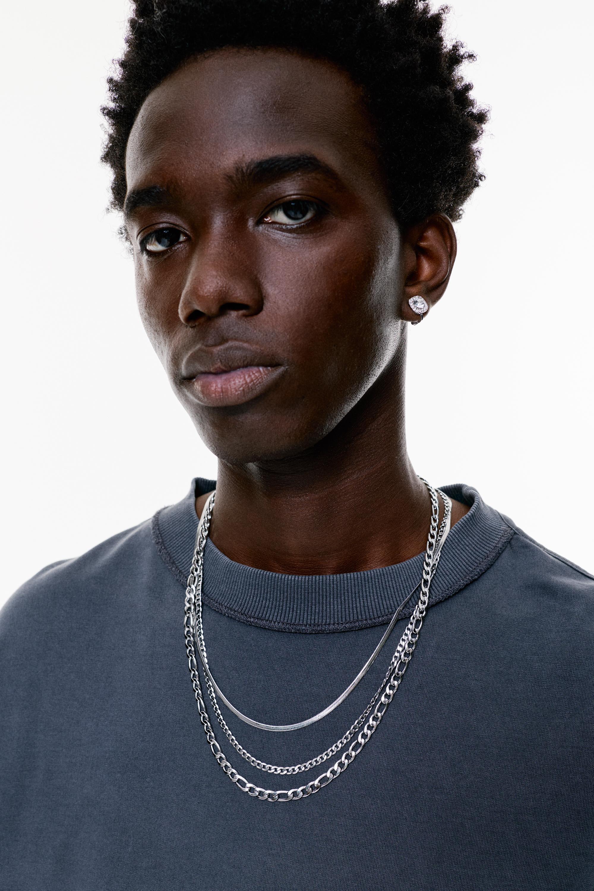 3'lü zincir kolye seti