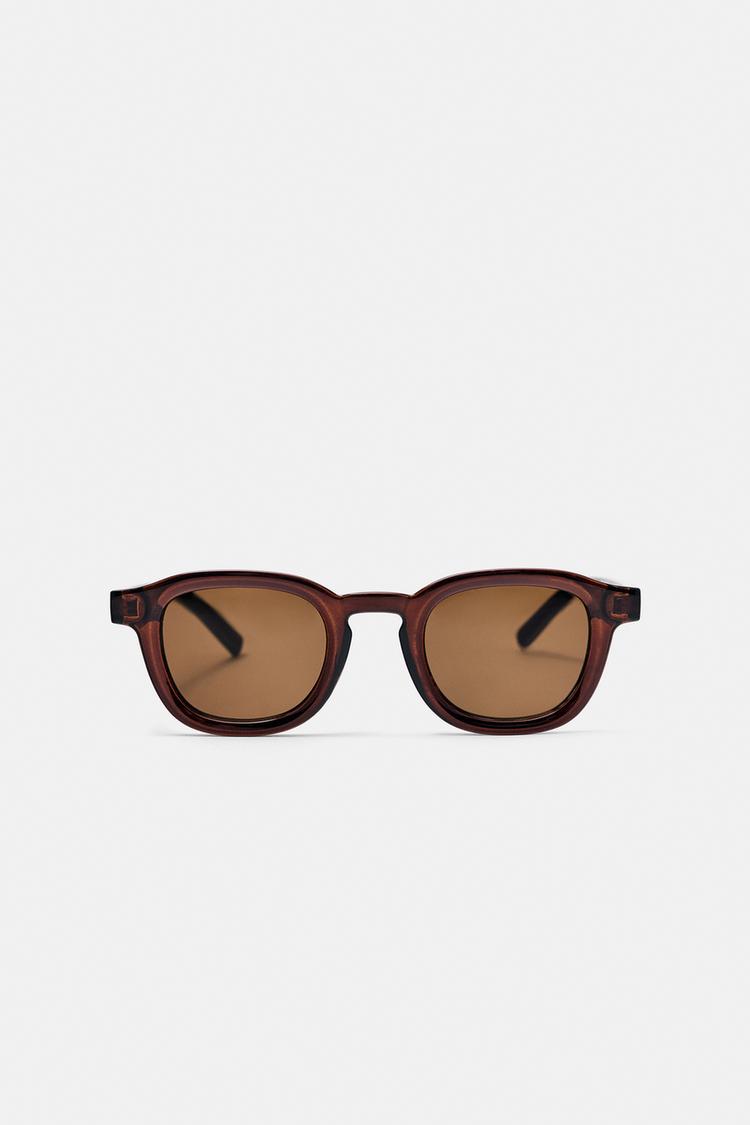 Resin sunglasses — Caramel