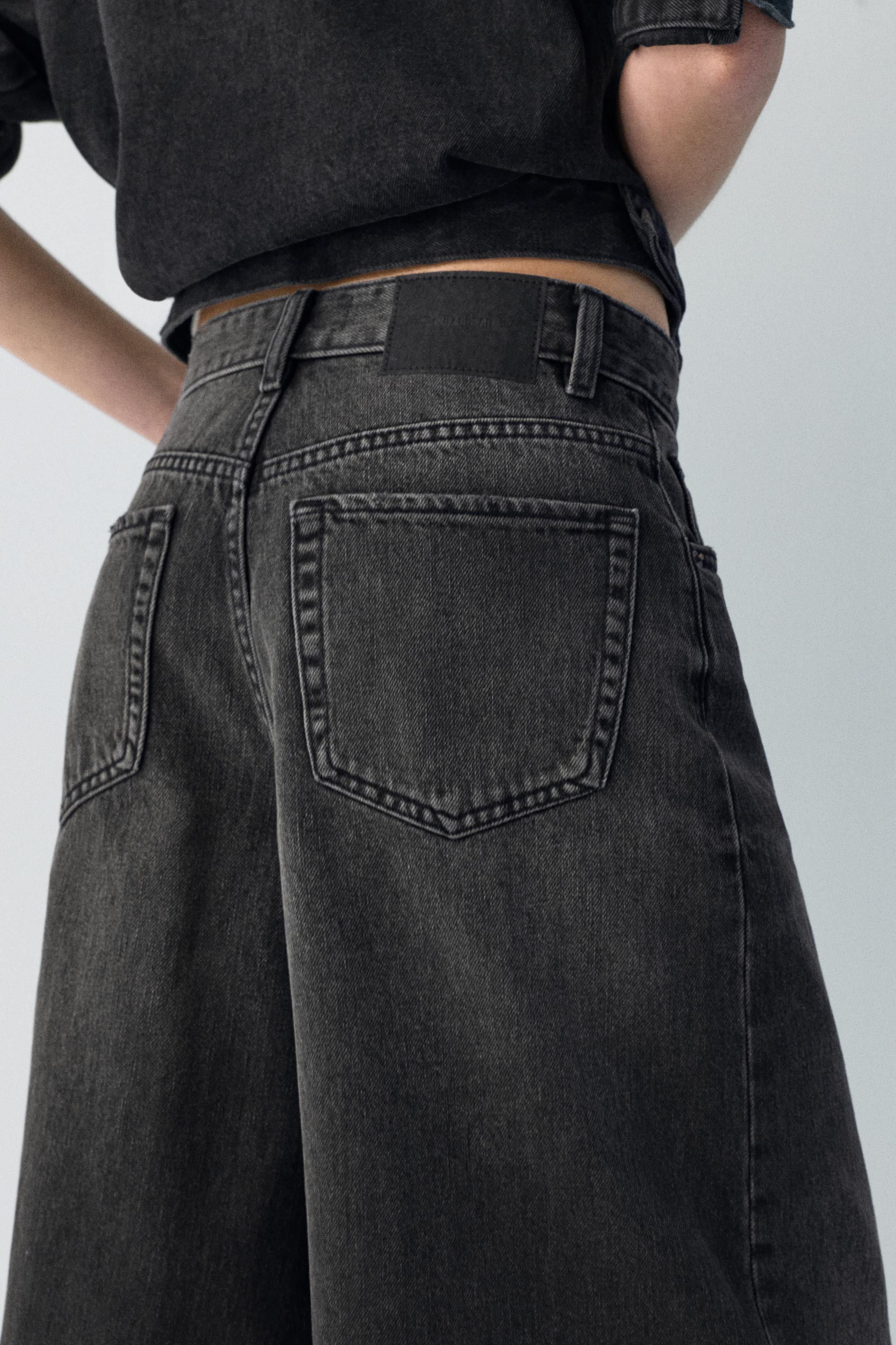 Düşük bel denim şort - Görsel 75