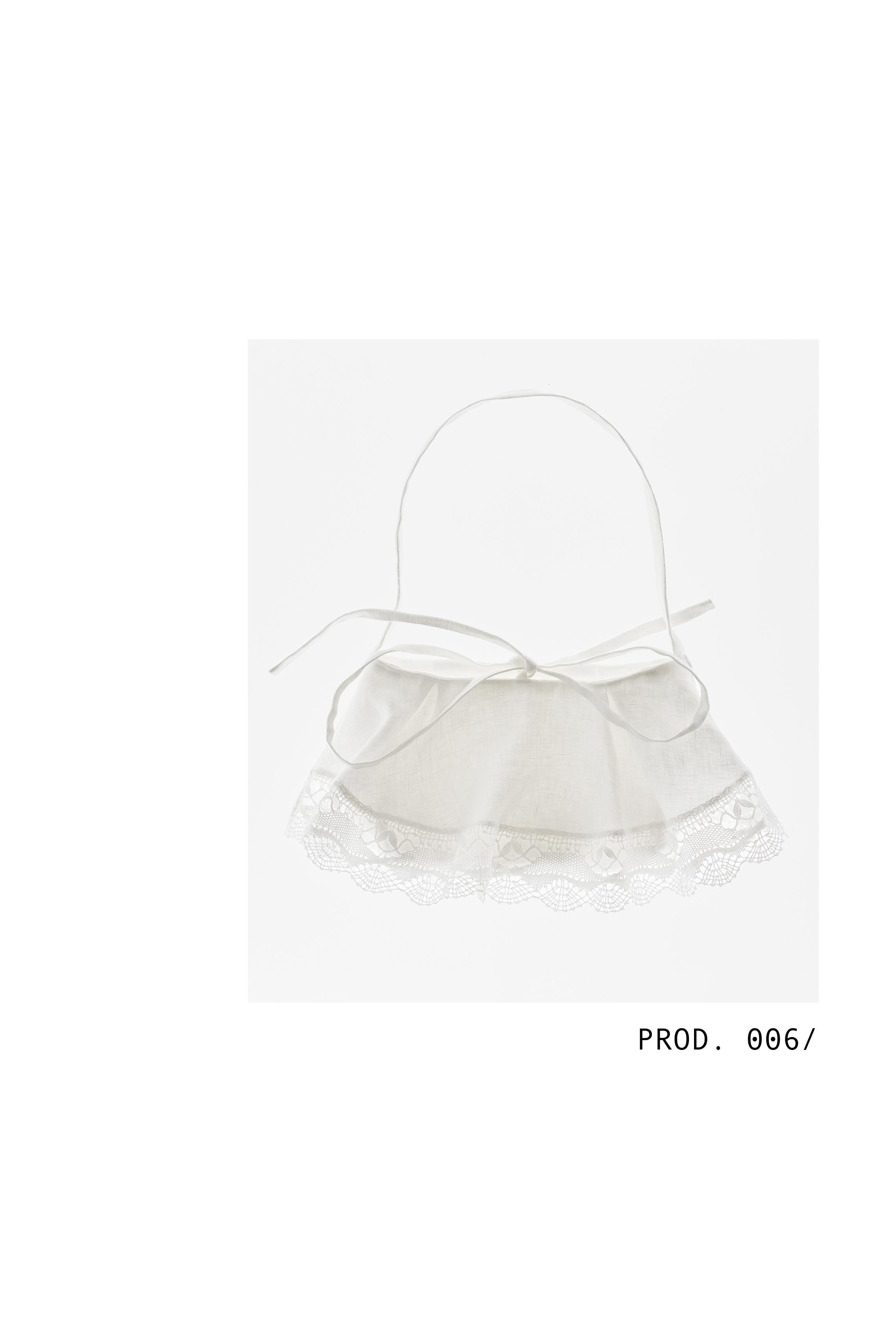 Encaixe de Camariñas x Pull&Bear 100% linen bag — Off white
