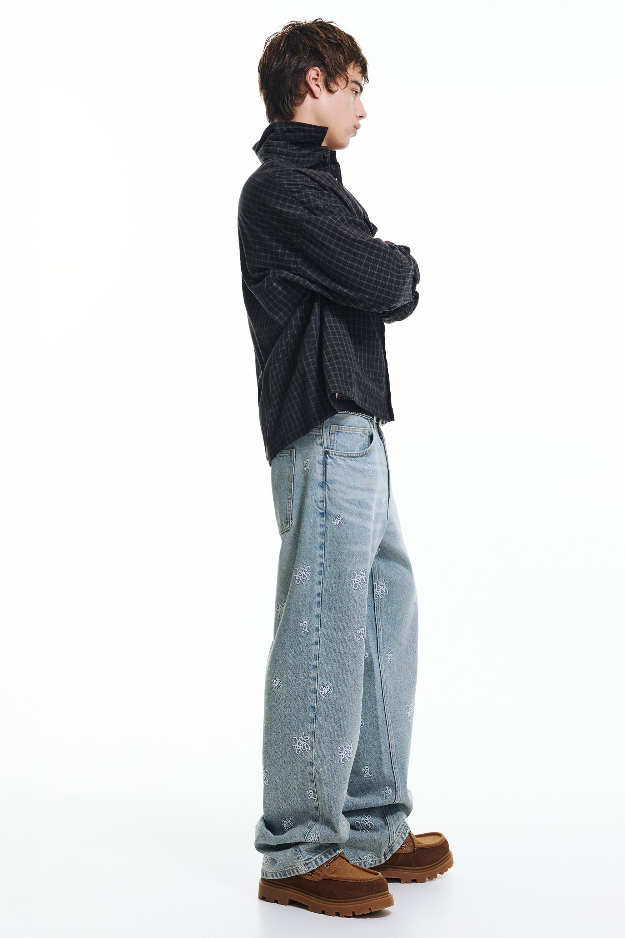 STWD Nakışlı Baggy Jean - Görsel 22