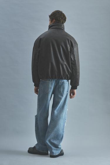 Leather effect jacket — Black 3