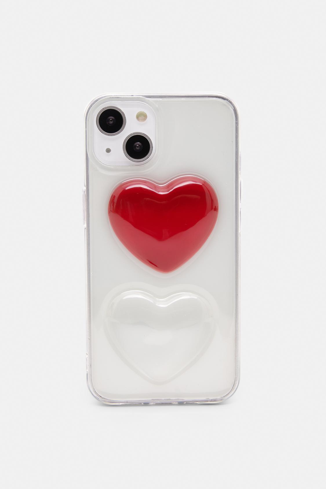 3D hearts iPhone case PULL&BEAR