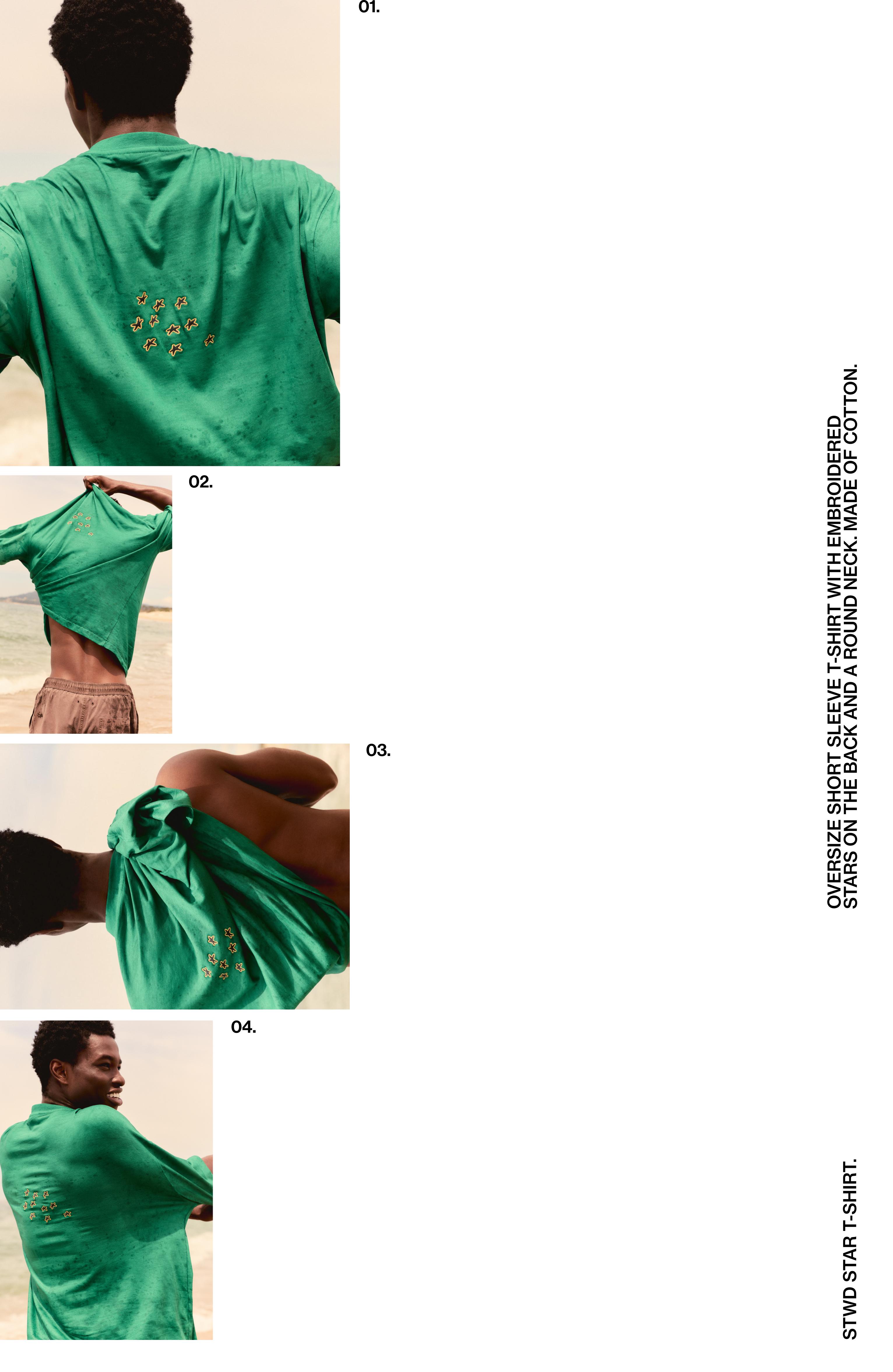 STWD star T-shirt — Green