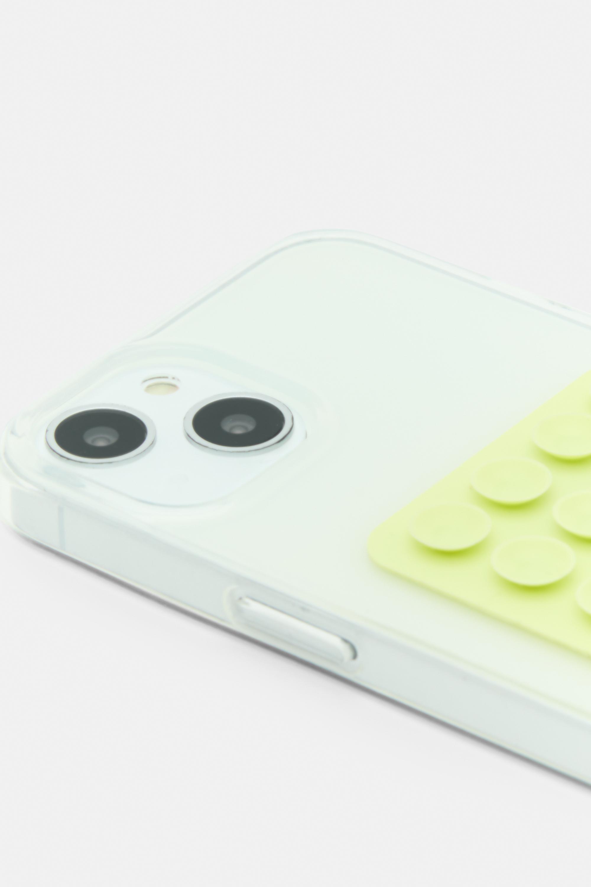 Suction cup iPhone case — Yellow