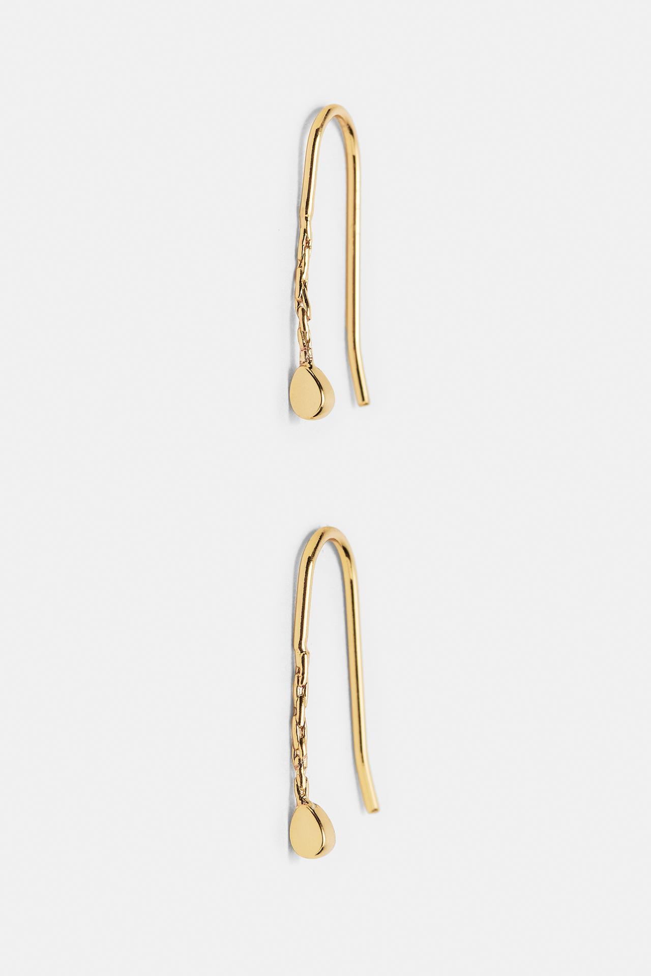 4-pack of earrings — Gold
