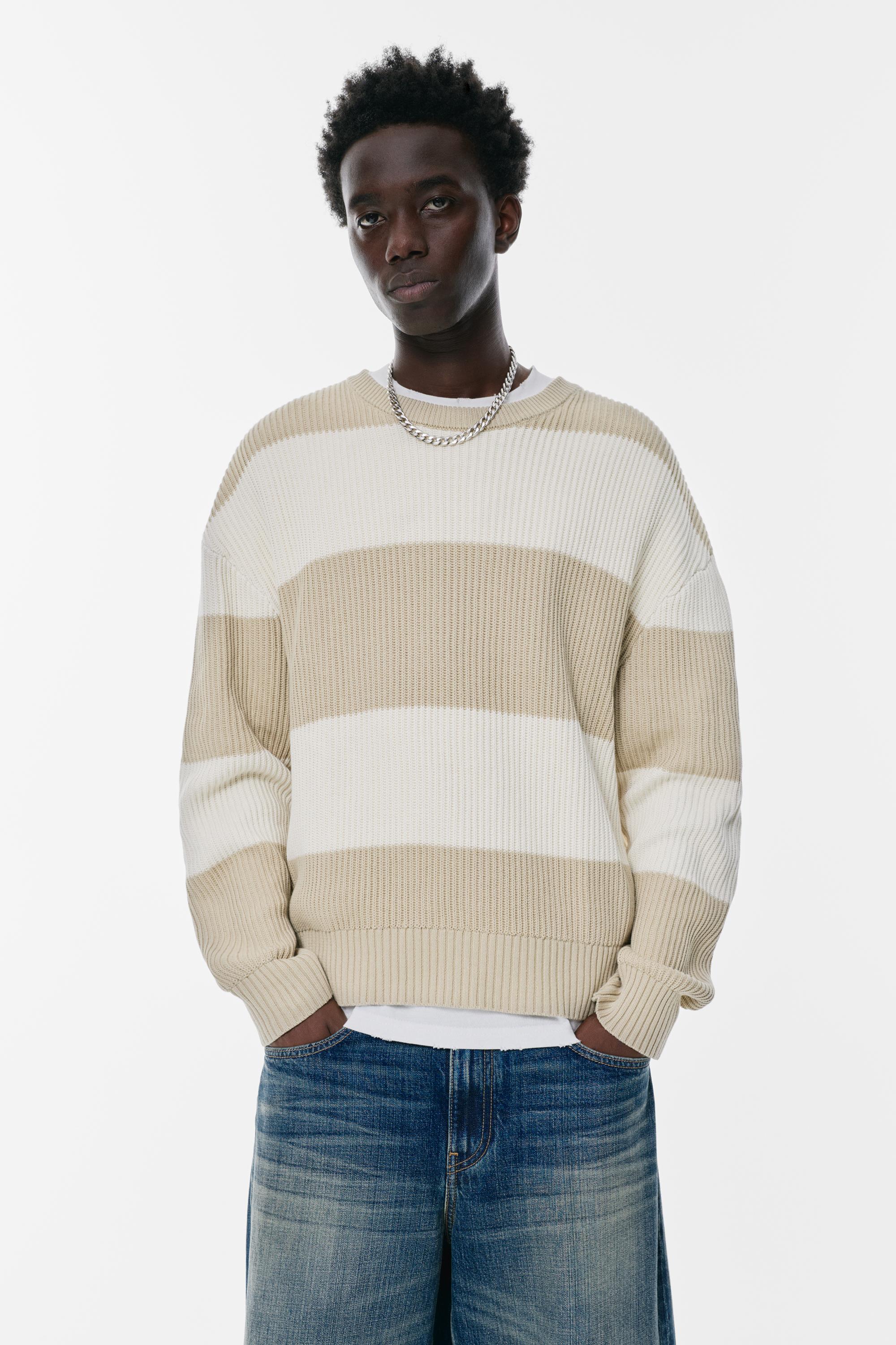 Strickpullover Mit Säurewaschung