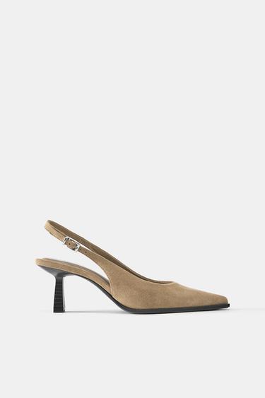 Slingback heels — Sand 1