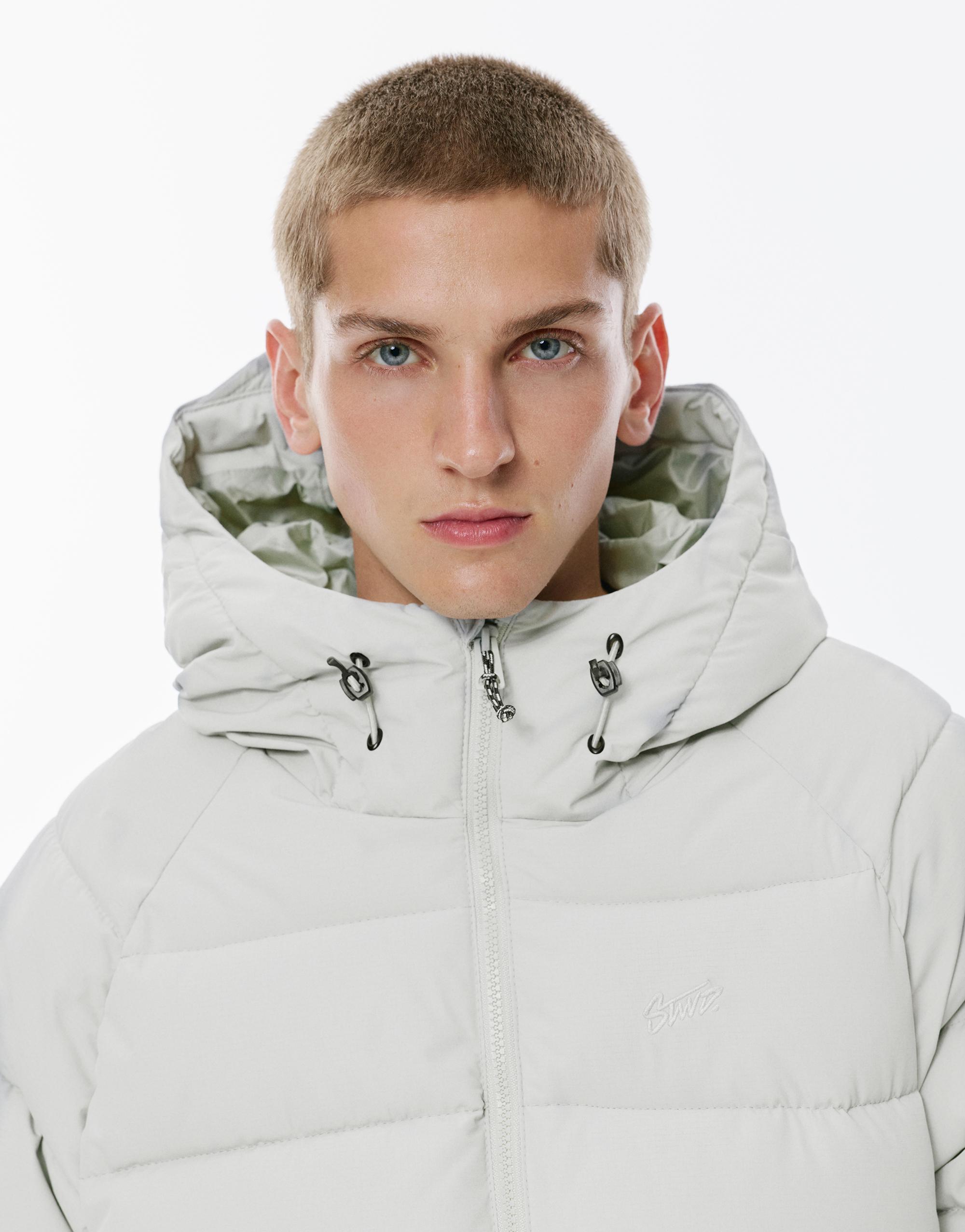 Kapüşonlu şişme STWD mont - Görsel 25