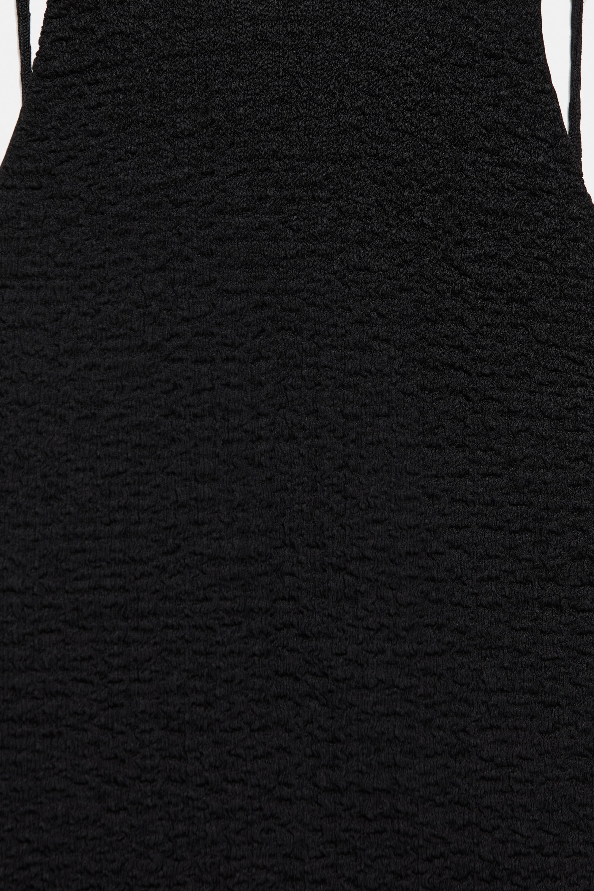 Textured halter top