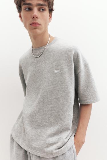 Short sleeve STWD sweatshirt — Greyish 3
