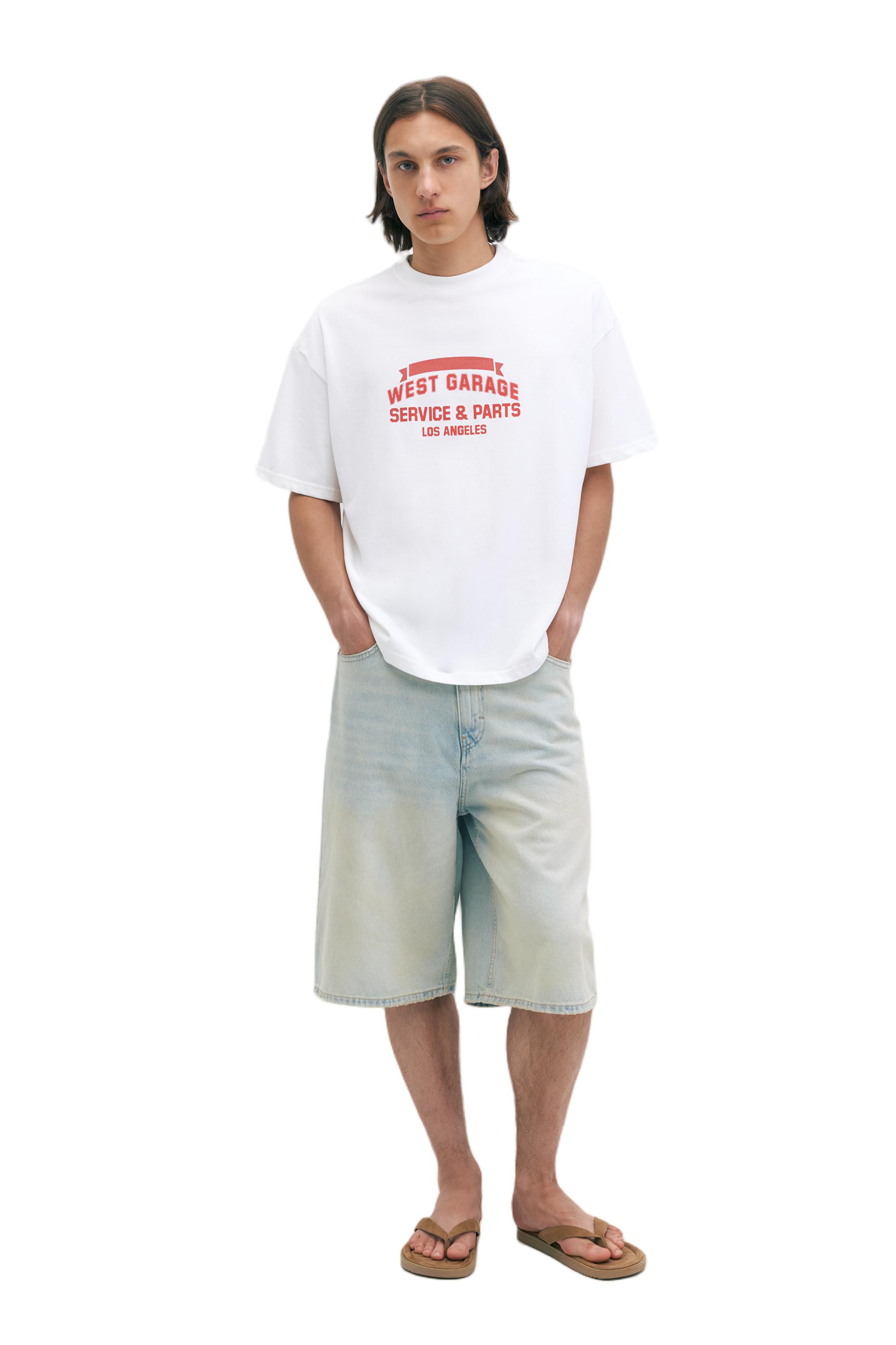 West Garage boxy T-shirt — White
