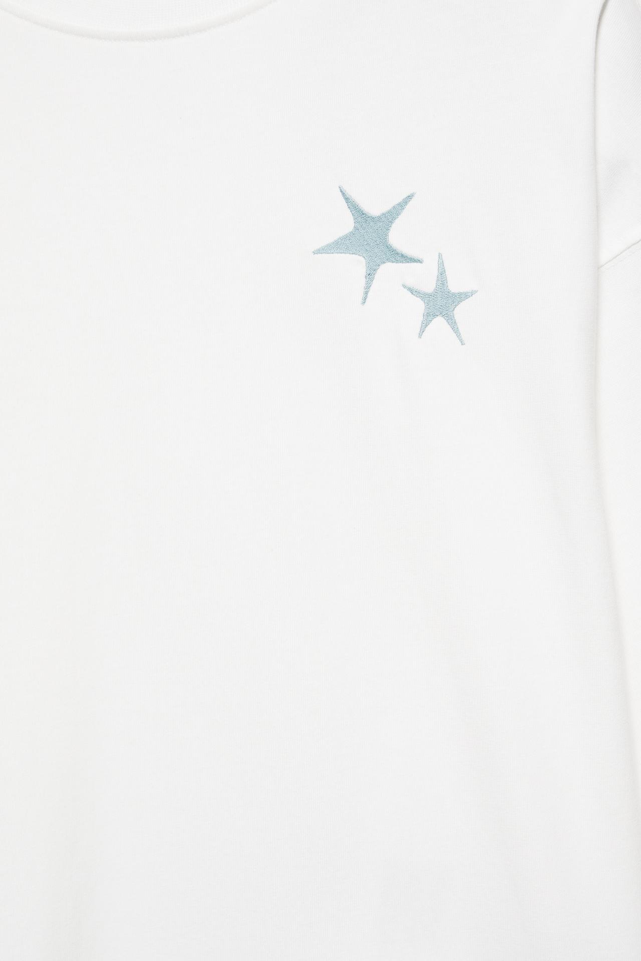 STWD boxy star T-shirt — Off white
