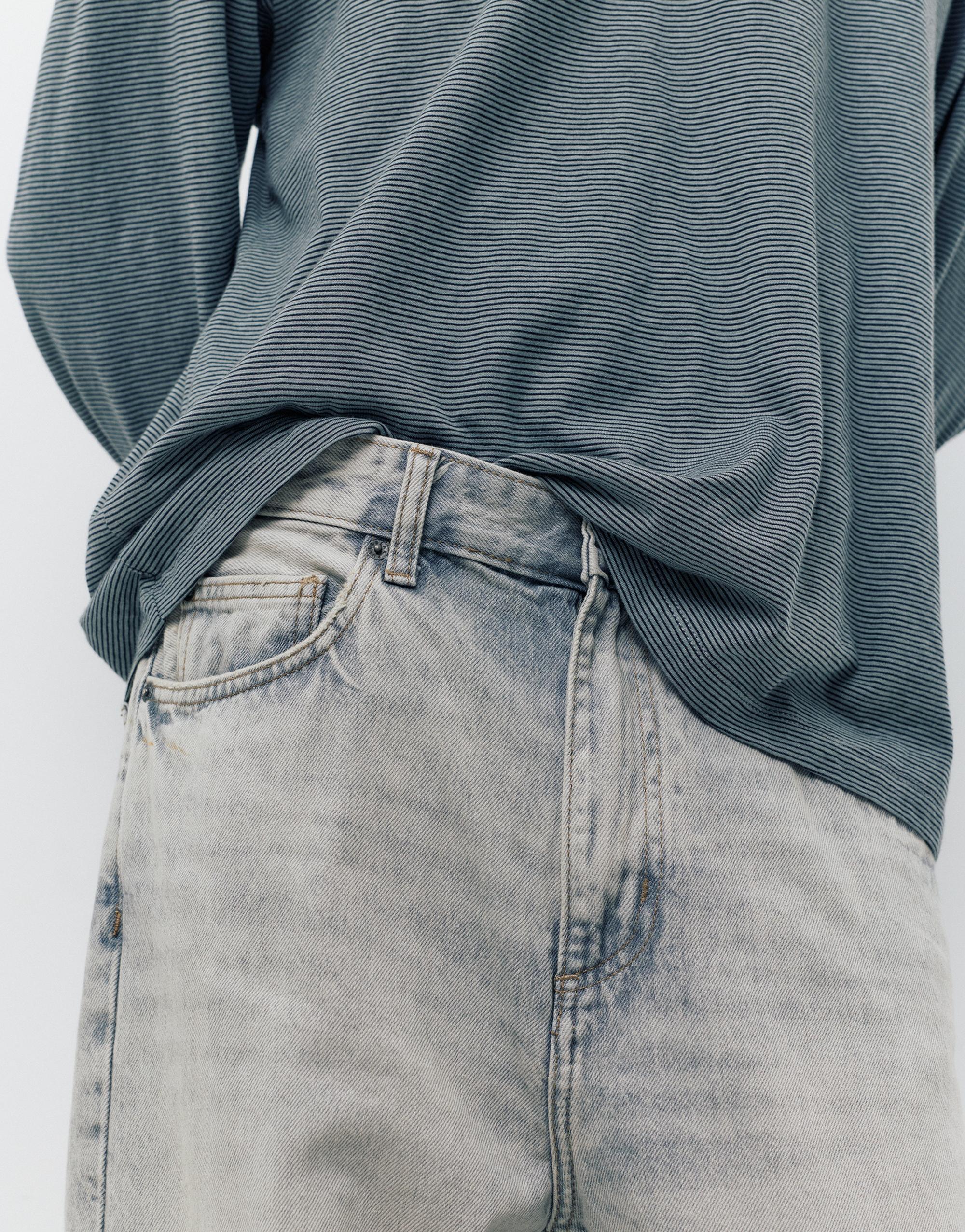 Baggy jeans — Pale grey