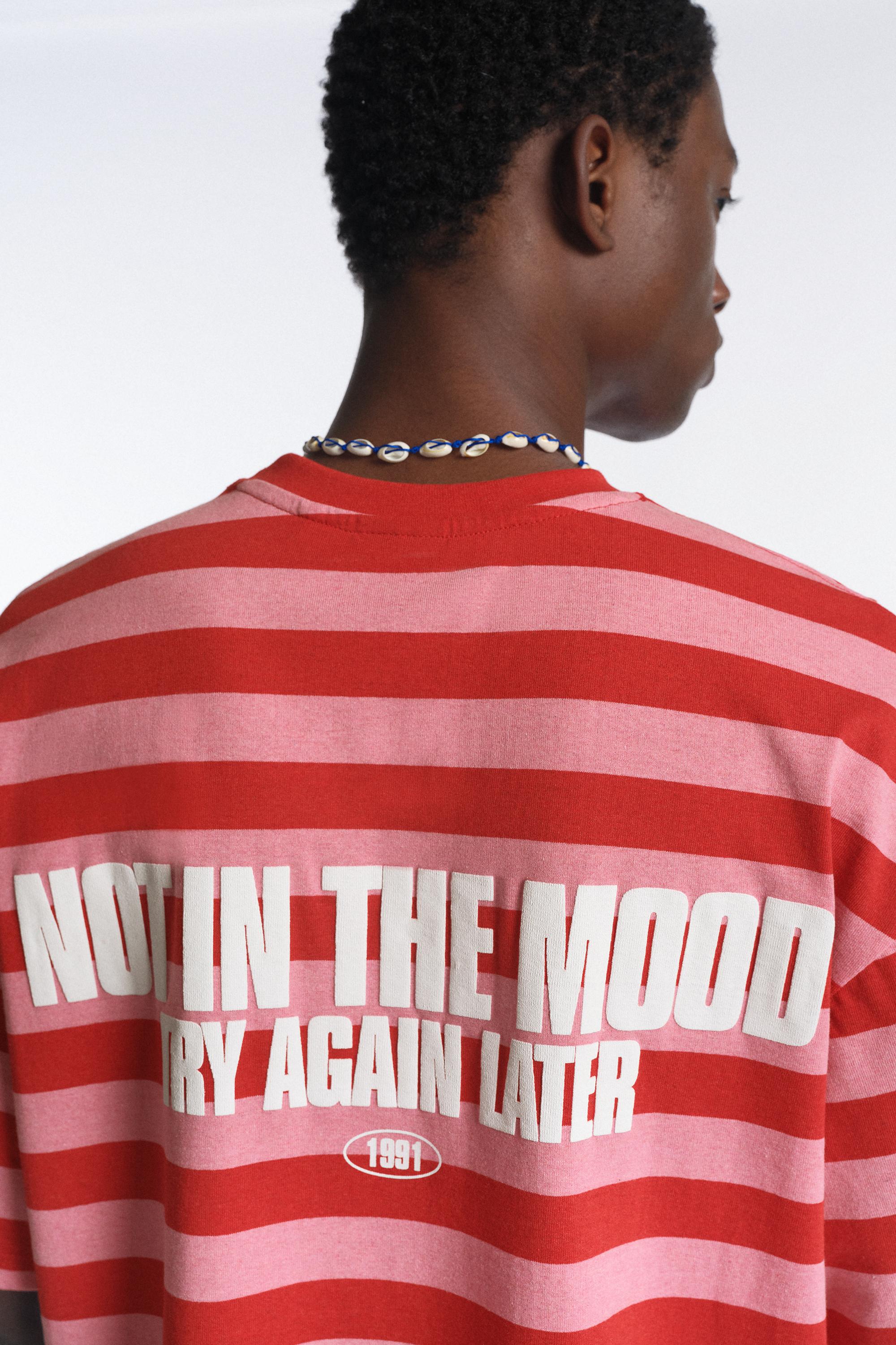 Striped STWD T-shirt — Red