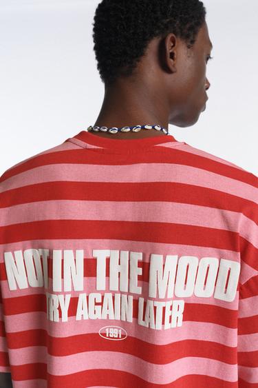 Striped STWD T-shirt — Red 5