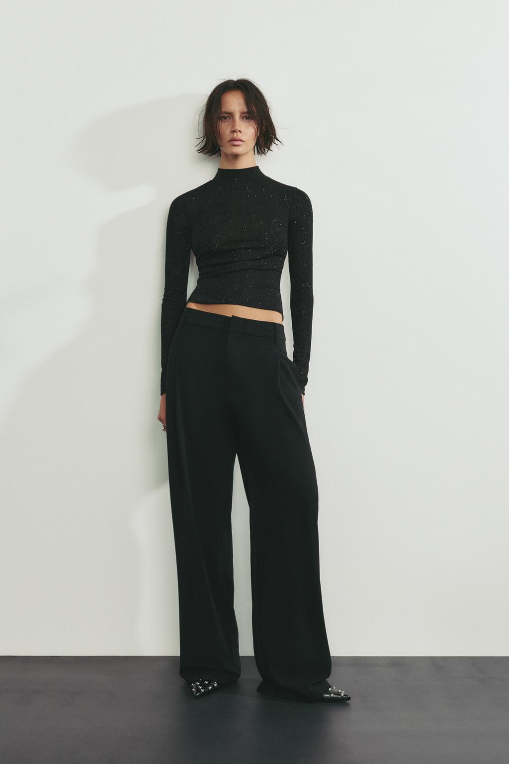 Glanzende top met open rug PULL&BEAR - Main Image