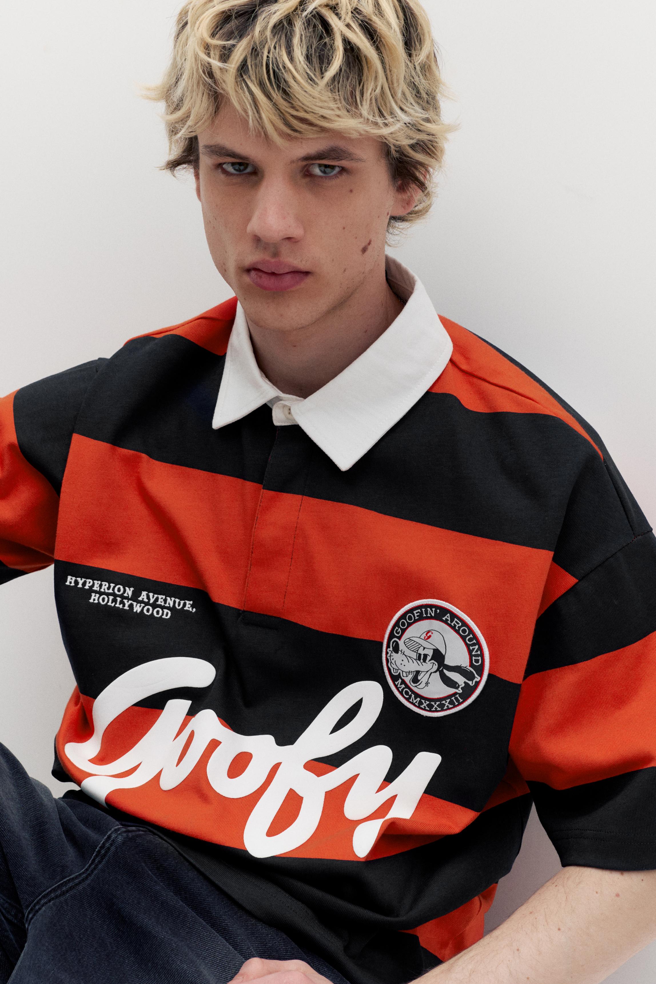 Goofy çizgili polo tişört - Görsel 21