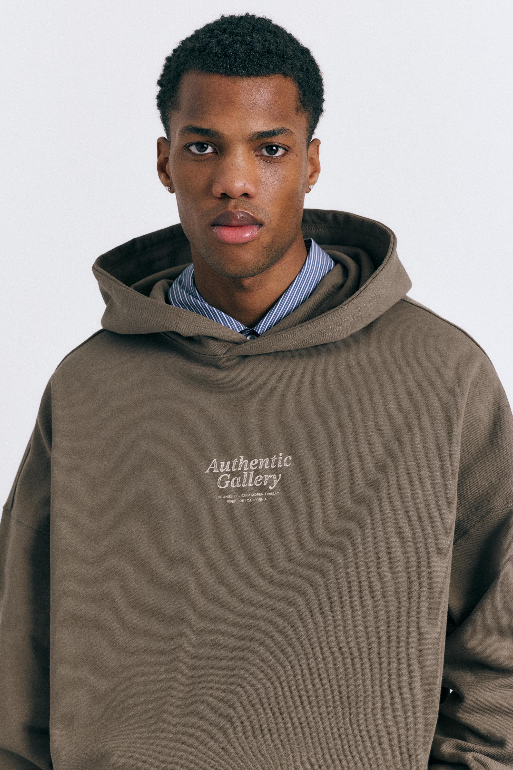 Kapüşonlu Authentic Gallery sweatshirt - Görsel 7