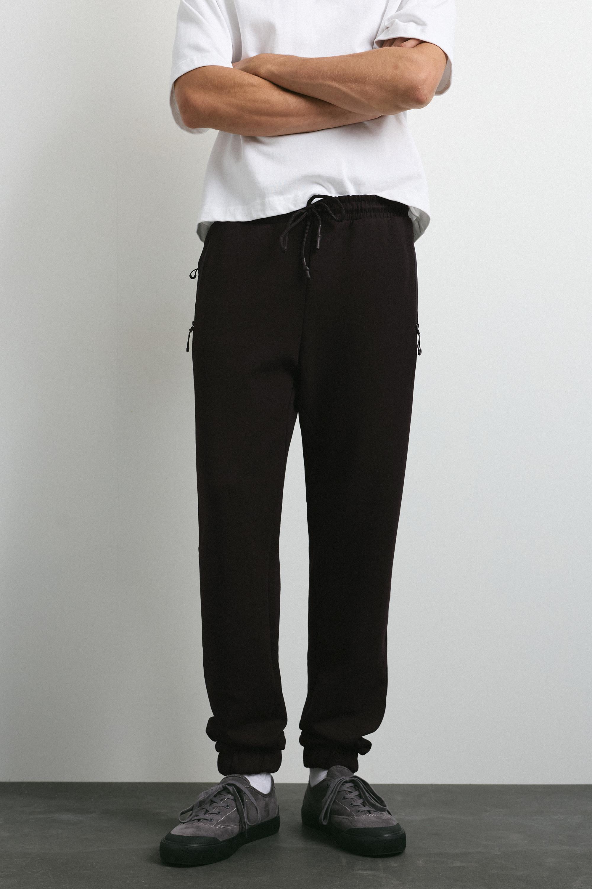 STWD technical joggers — Black