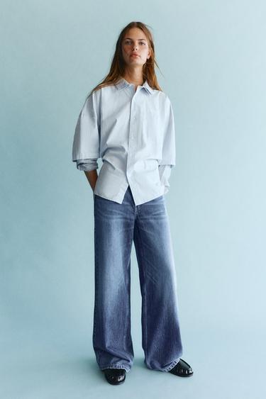 Low-rise baggy jeans — Dark blue 5