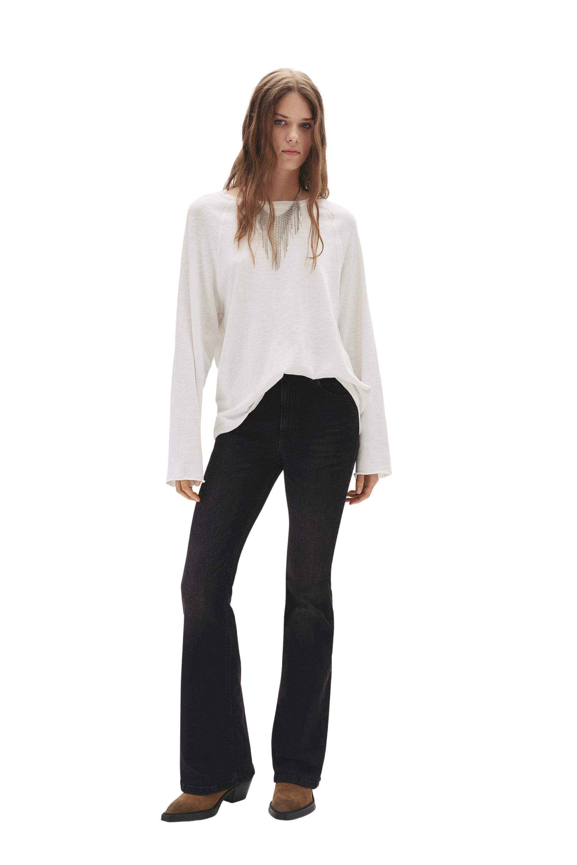 Yüksek bel çan paça jean - Görsel 25