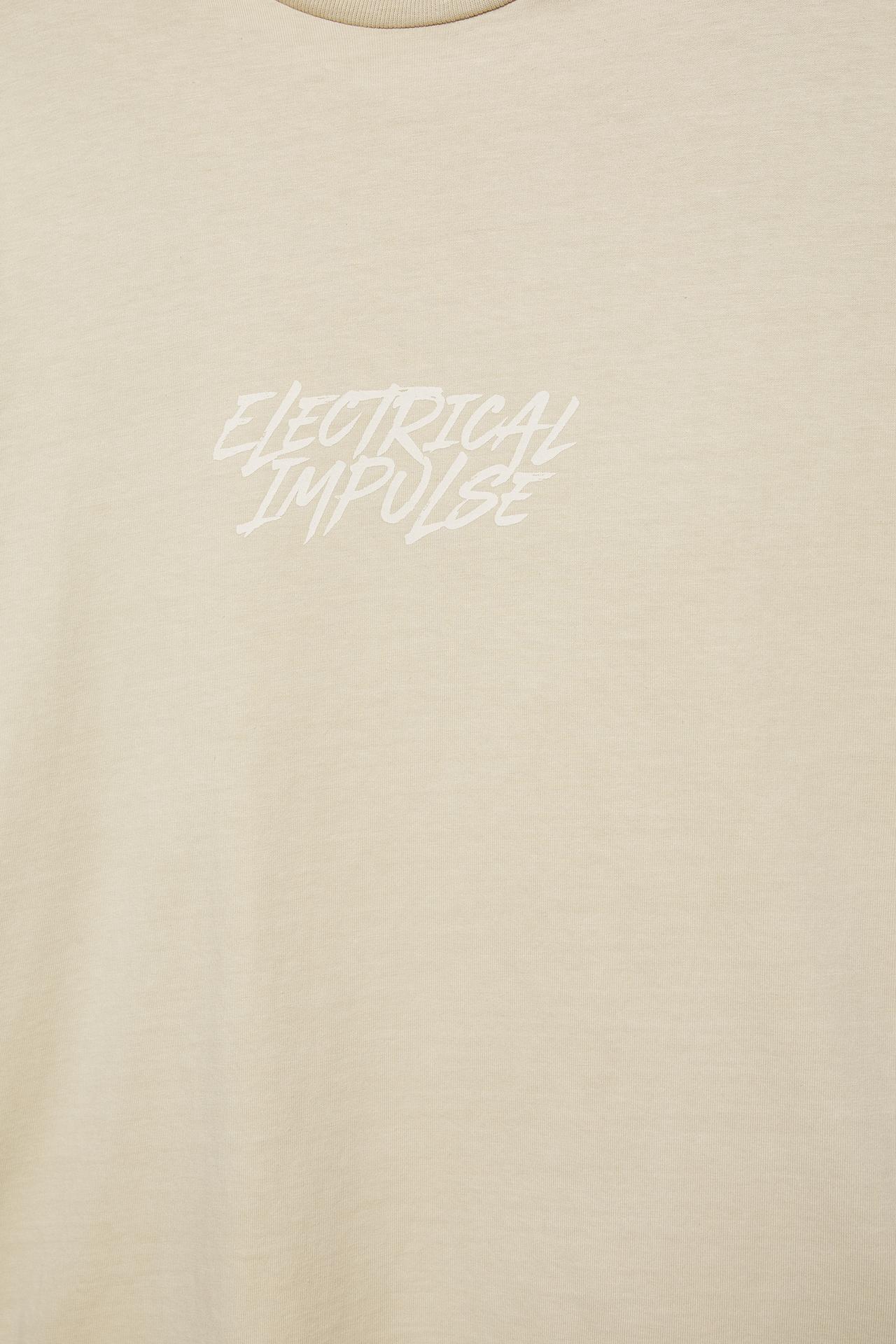 STWD Electrical Impulse T-shirt — Sand