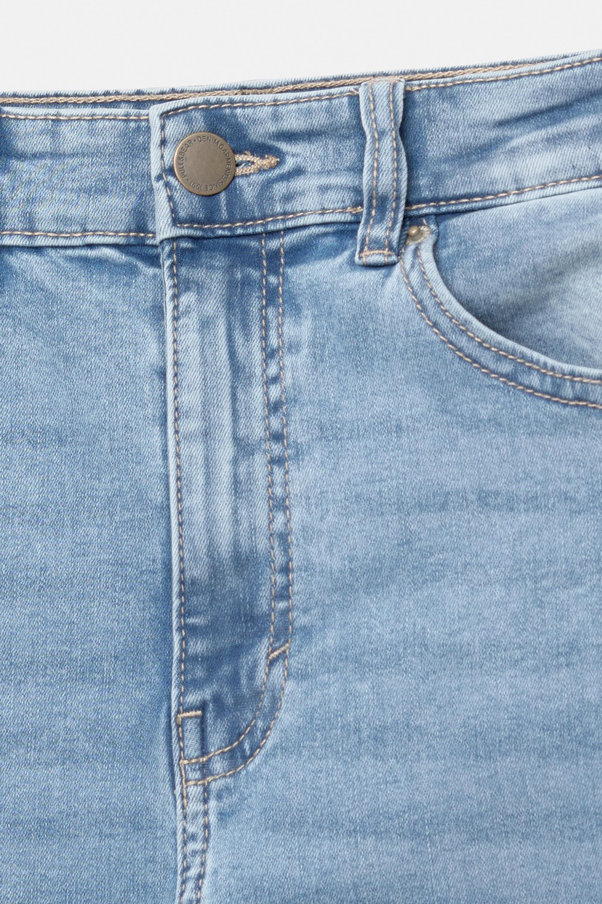 High-waist skinny jeans — Pale blue