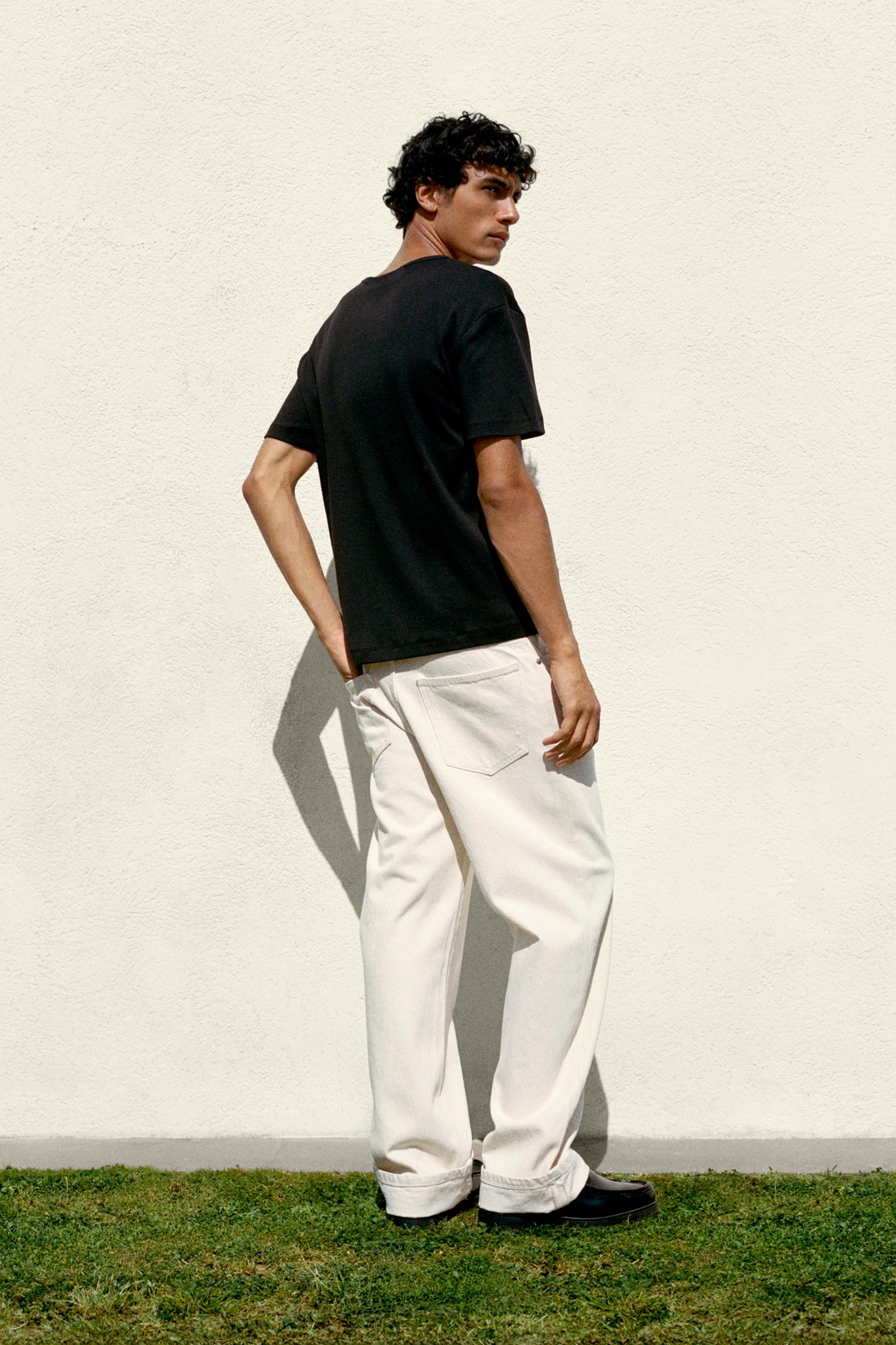 Basic Henley T-shirt — Black
