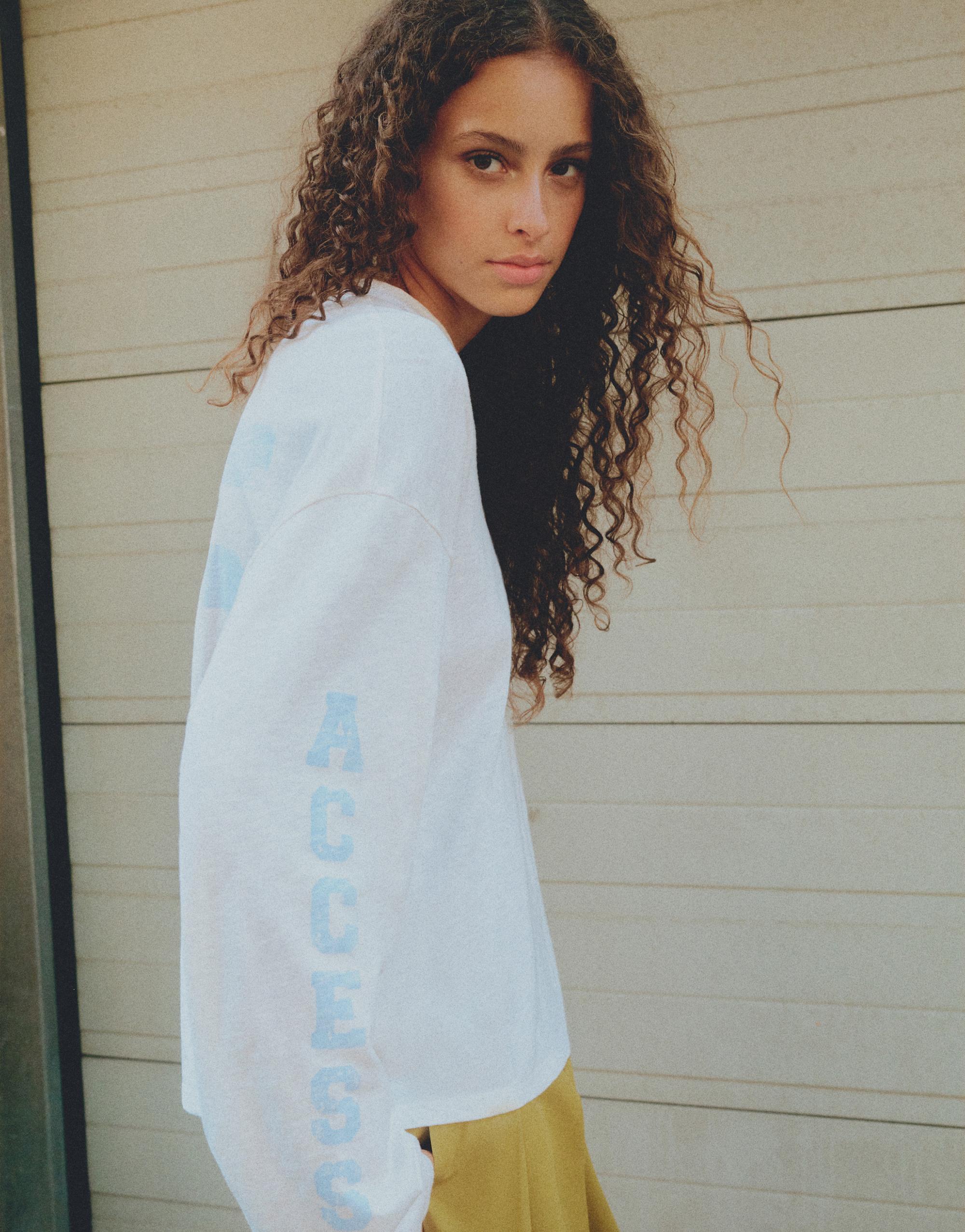 Regular fit graphic T-shirt — White
