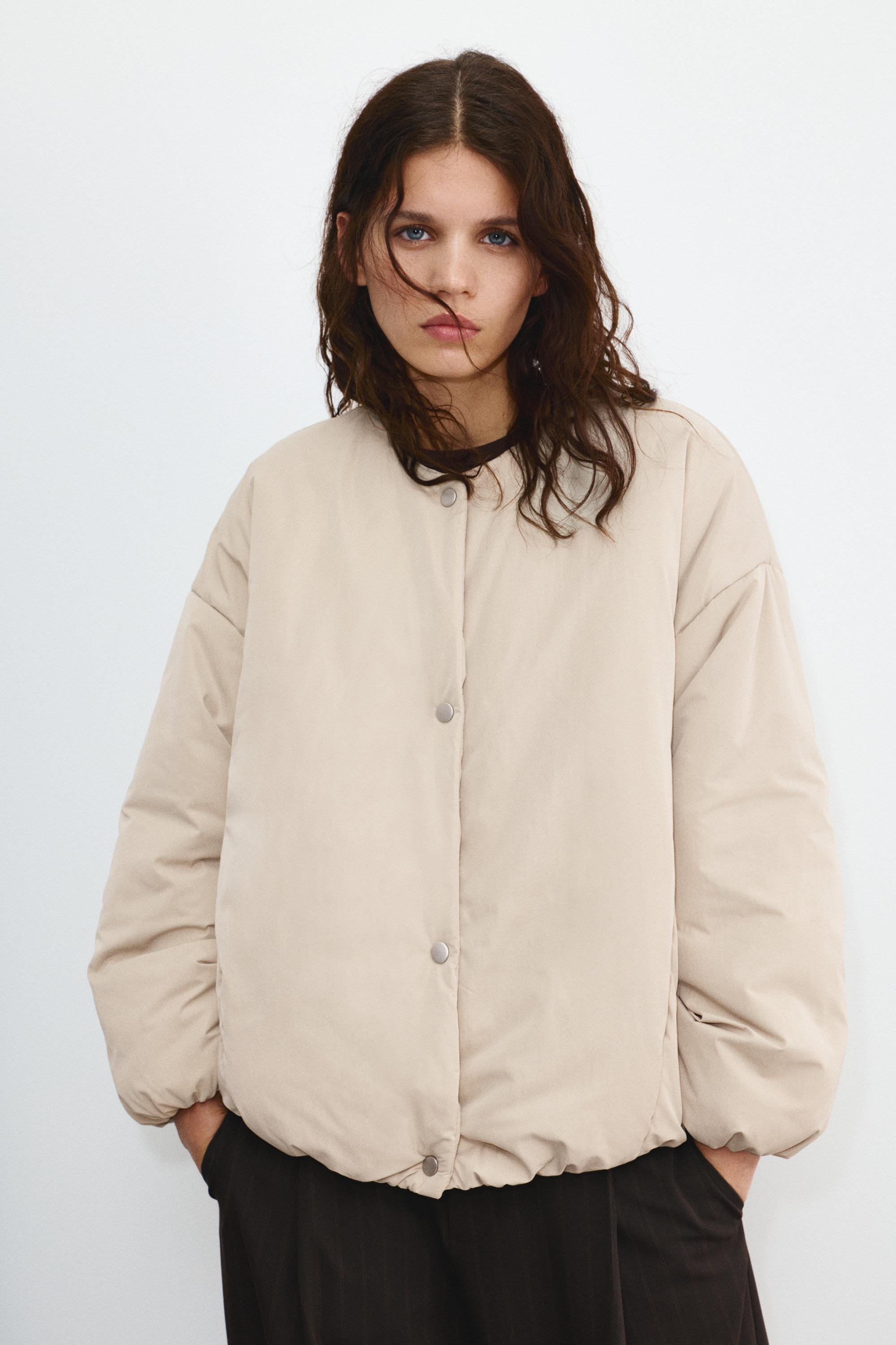 Çıtçıt düğmeli şişme mont - Görsel 15