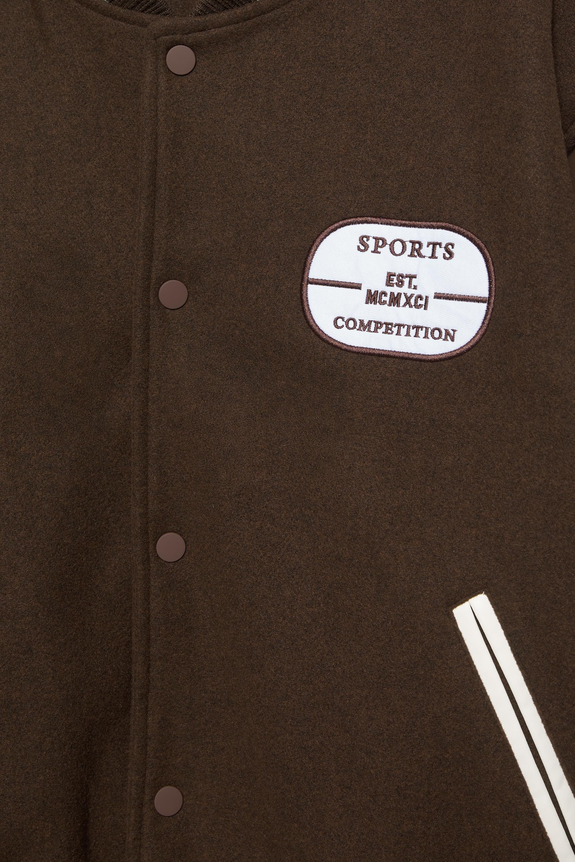 Kahverengi bomber ceket - Görsel 5