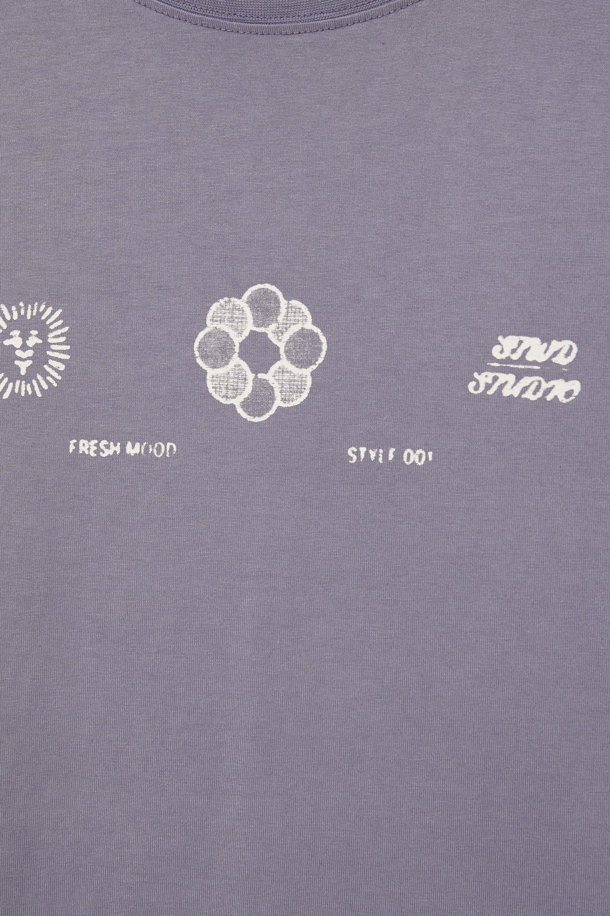 STWD graphic T-shirt — Anthracite grey