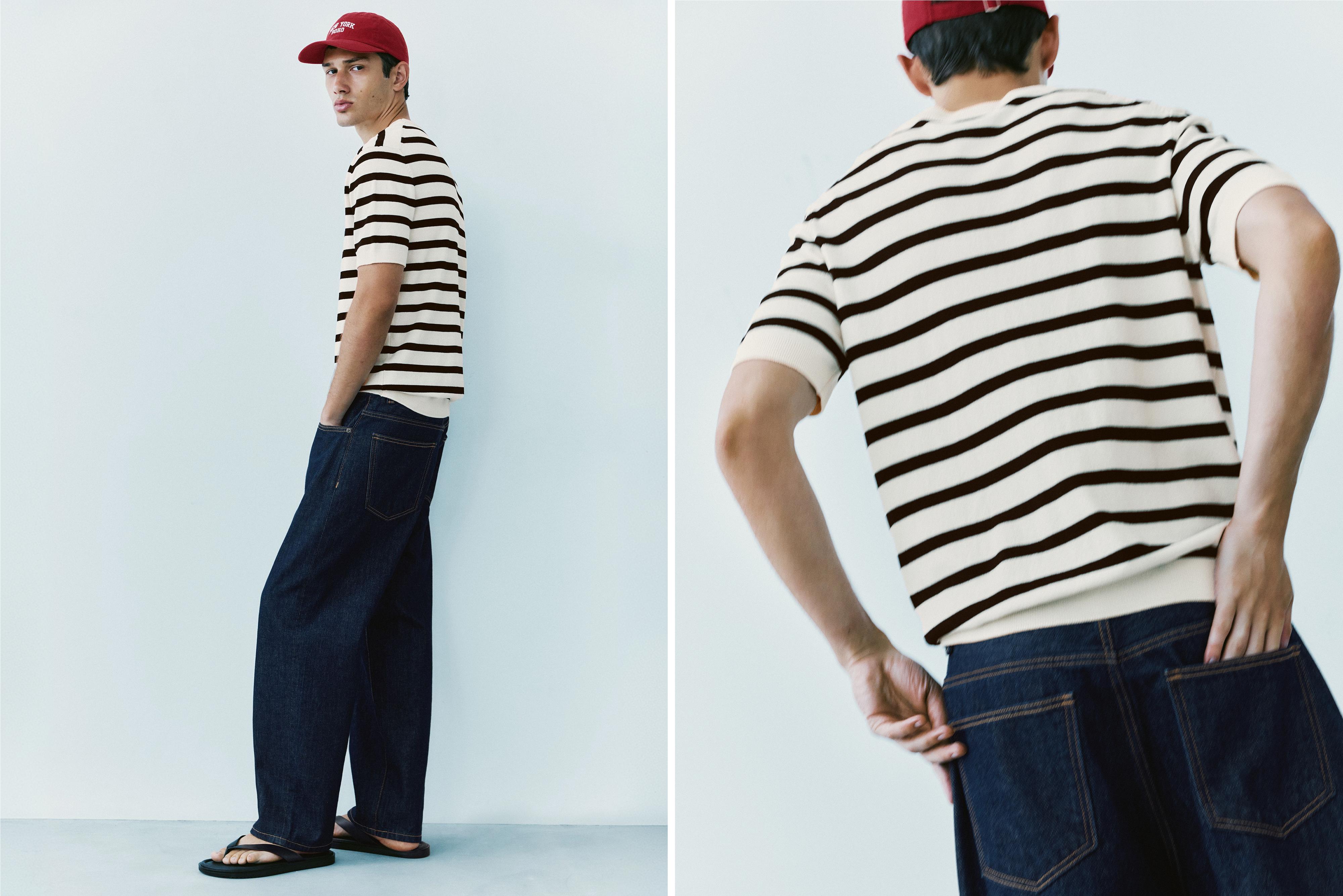 Short sleeve jumper — White/Black