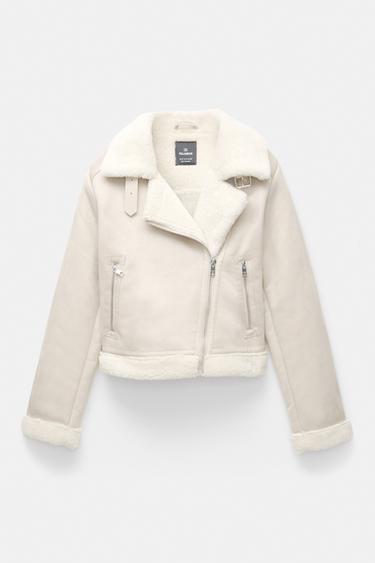 Short Reversible Jacket — Ecru 1