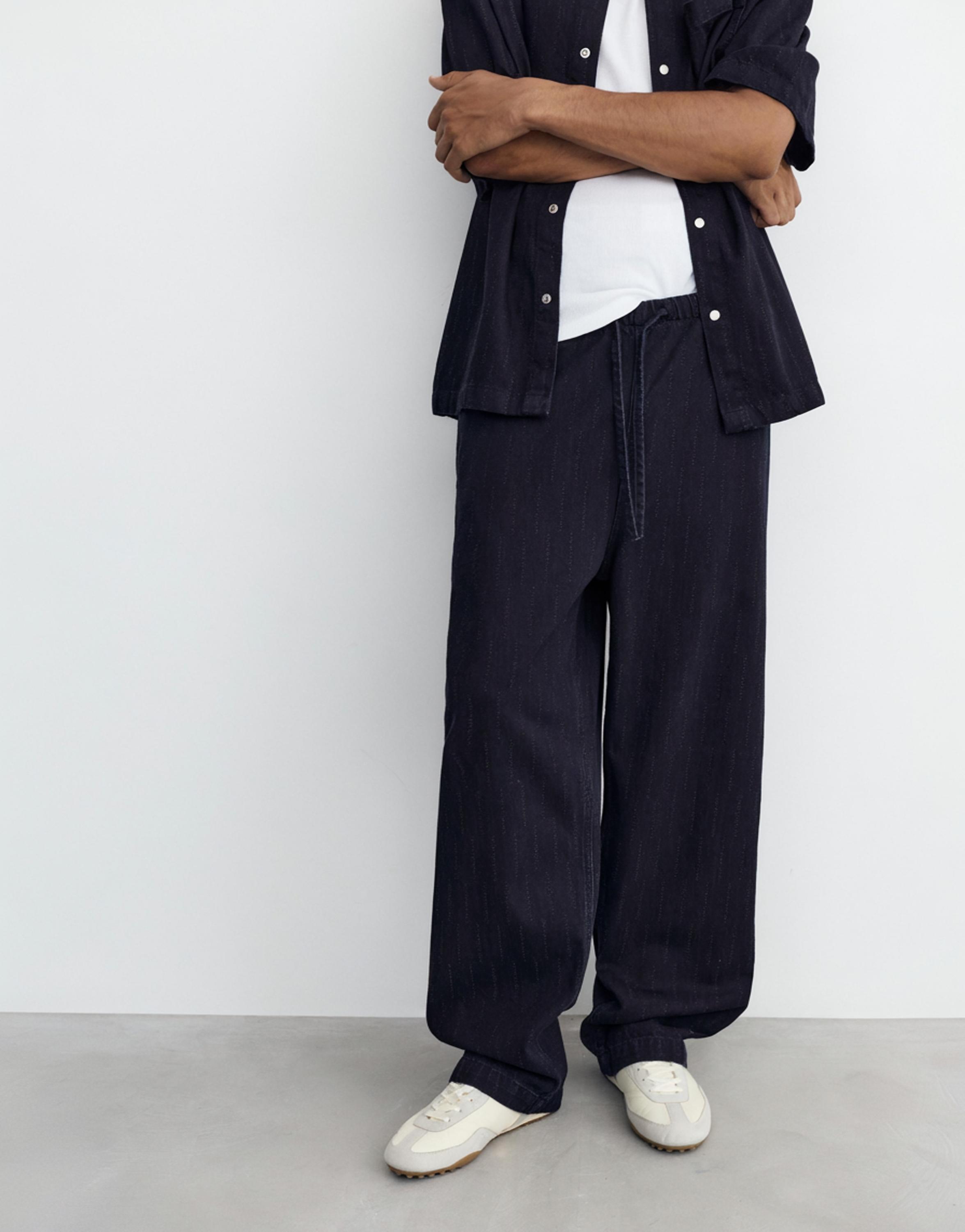 Baggy jogger jeans — Navy